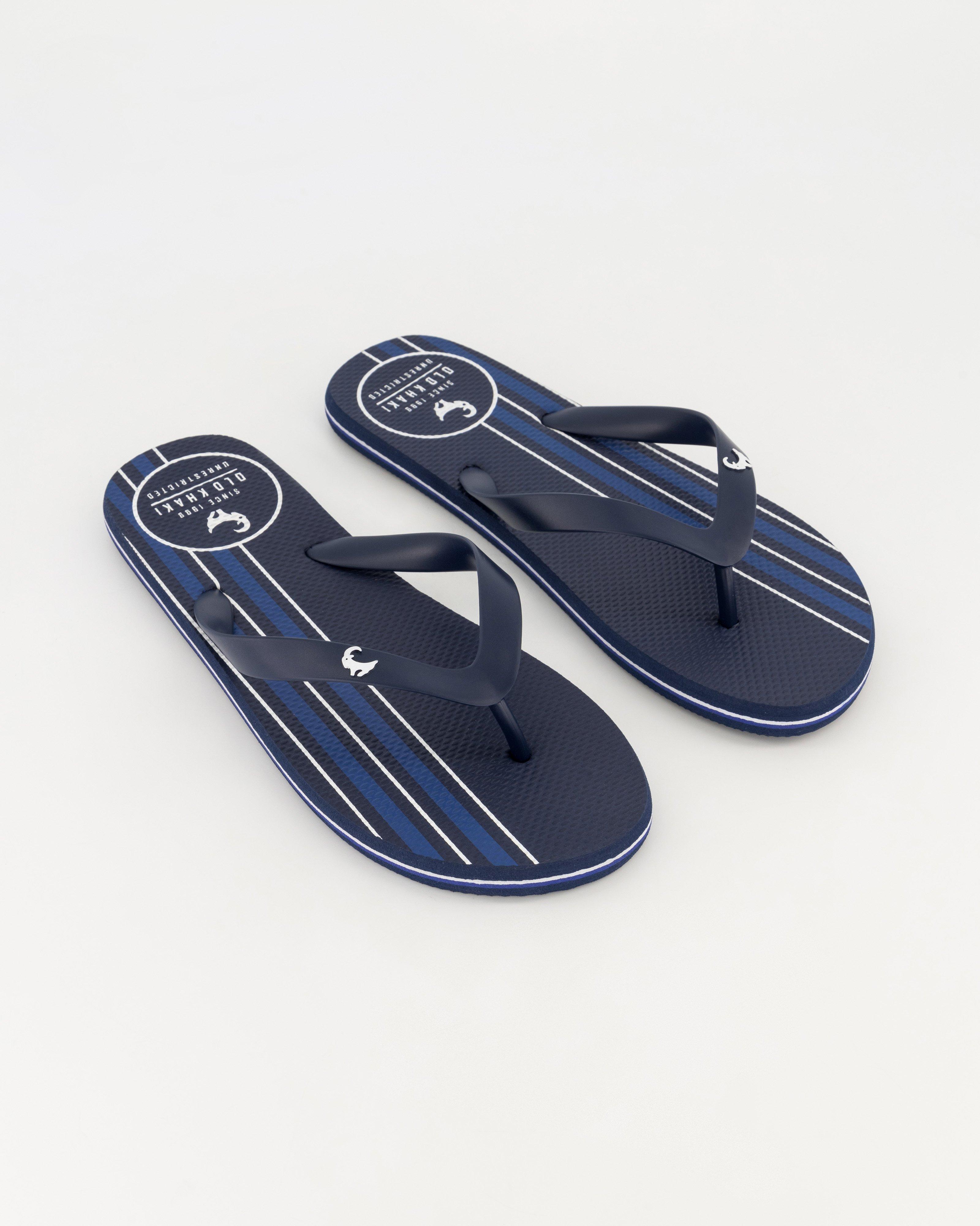 Old Khaki Men's Pacifico Flip Flops -  Navy