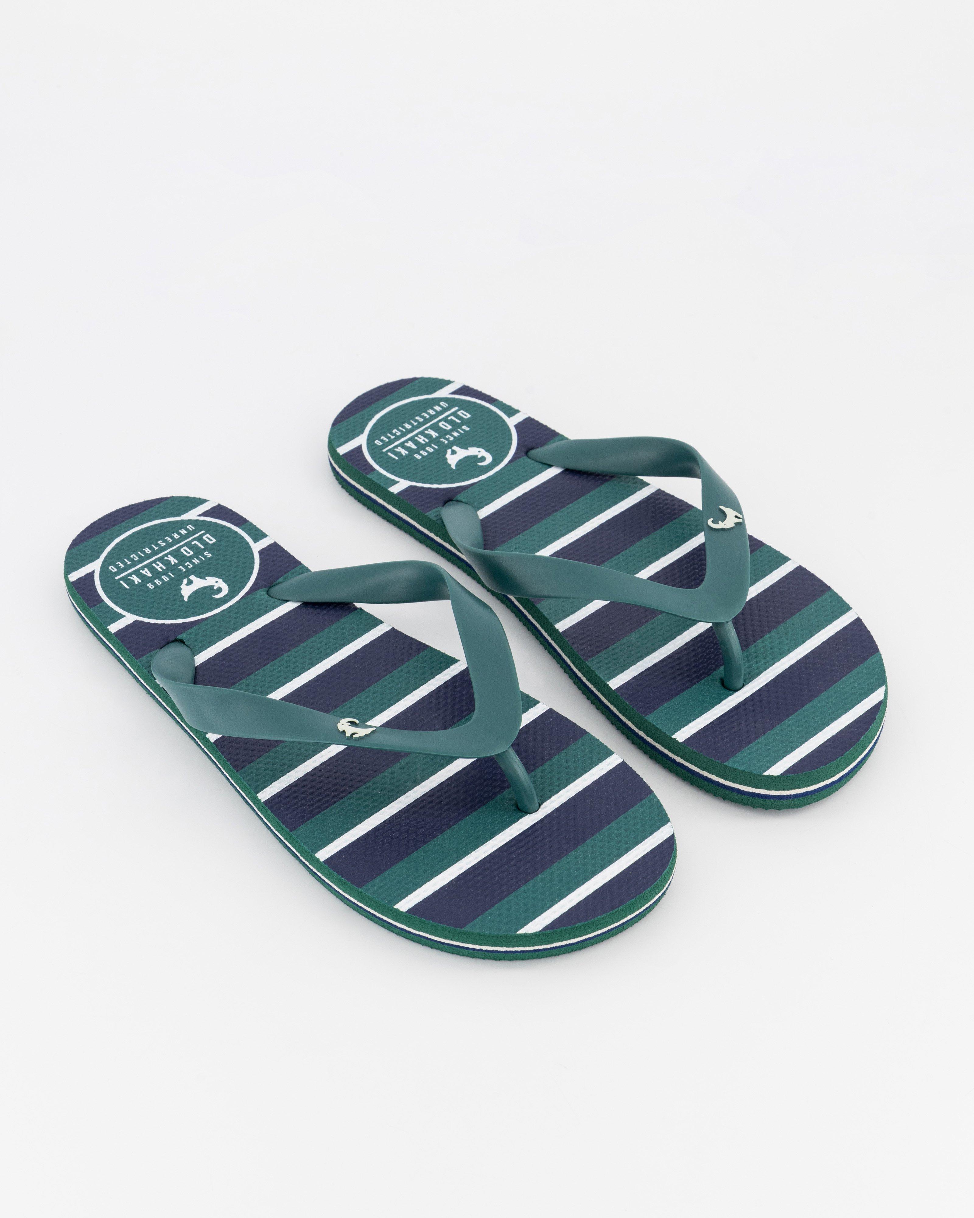 Old Khaki Men's Pacifico Flip Flops -  Teal