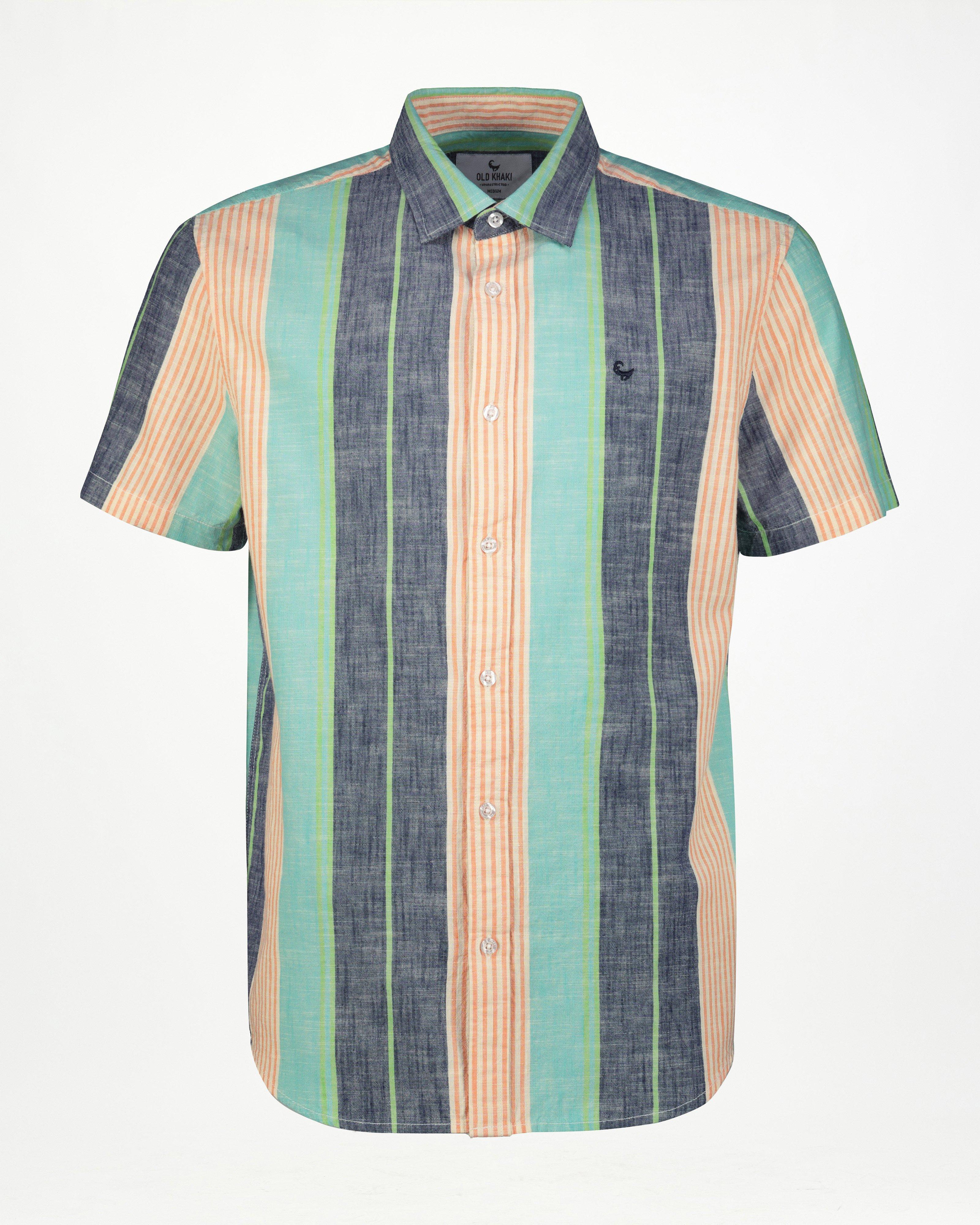 Men’s Toni Stripe Shirt  -  Blue