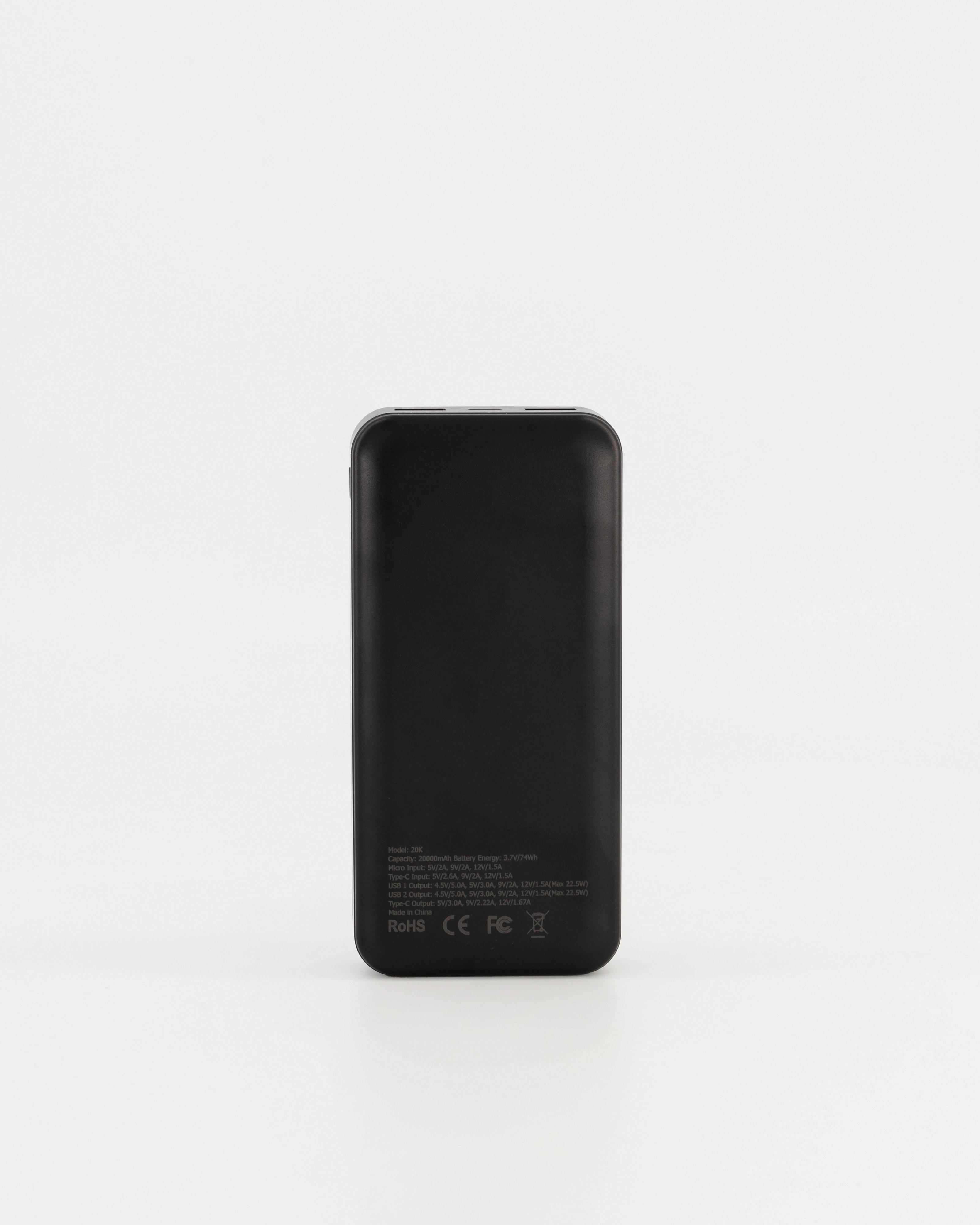 Birst PD 20 000 mAh Powerbank -  Black