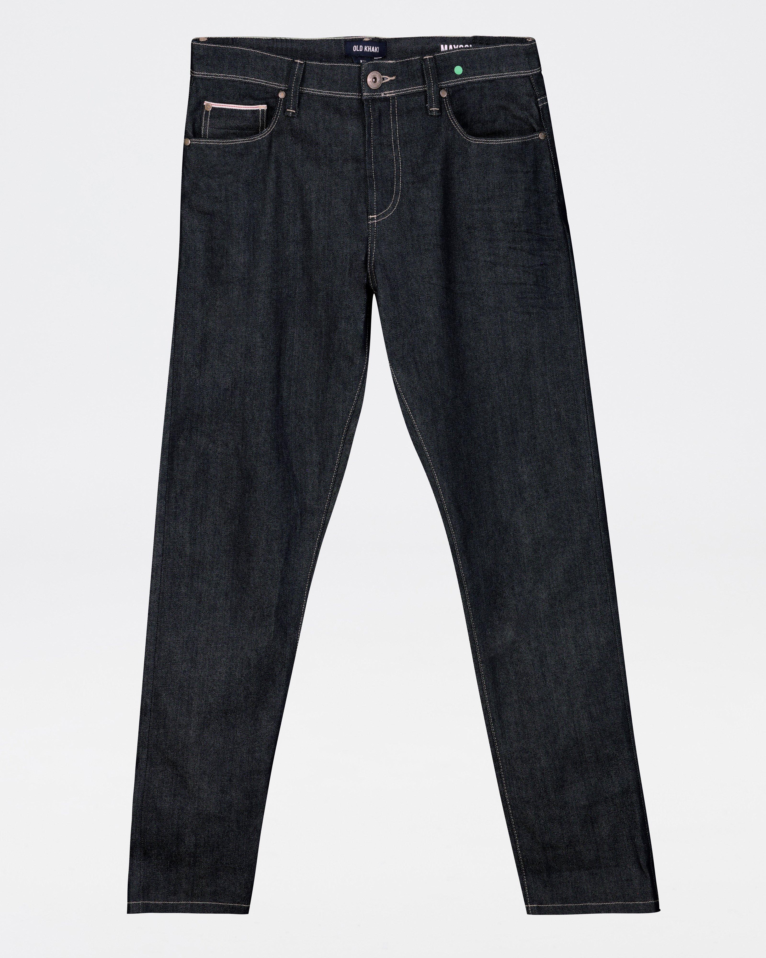 Men's Mayson Slim Fit Dark Wash Denim  -  Blue