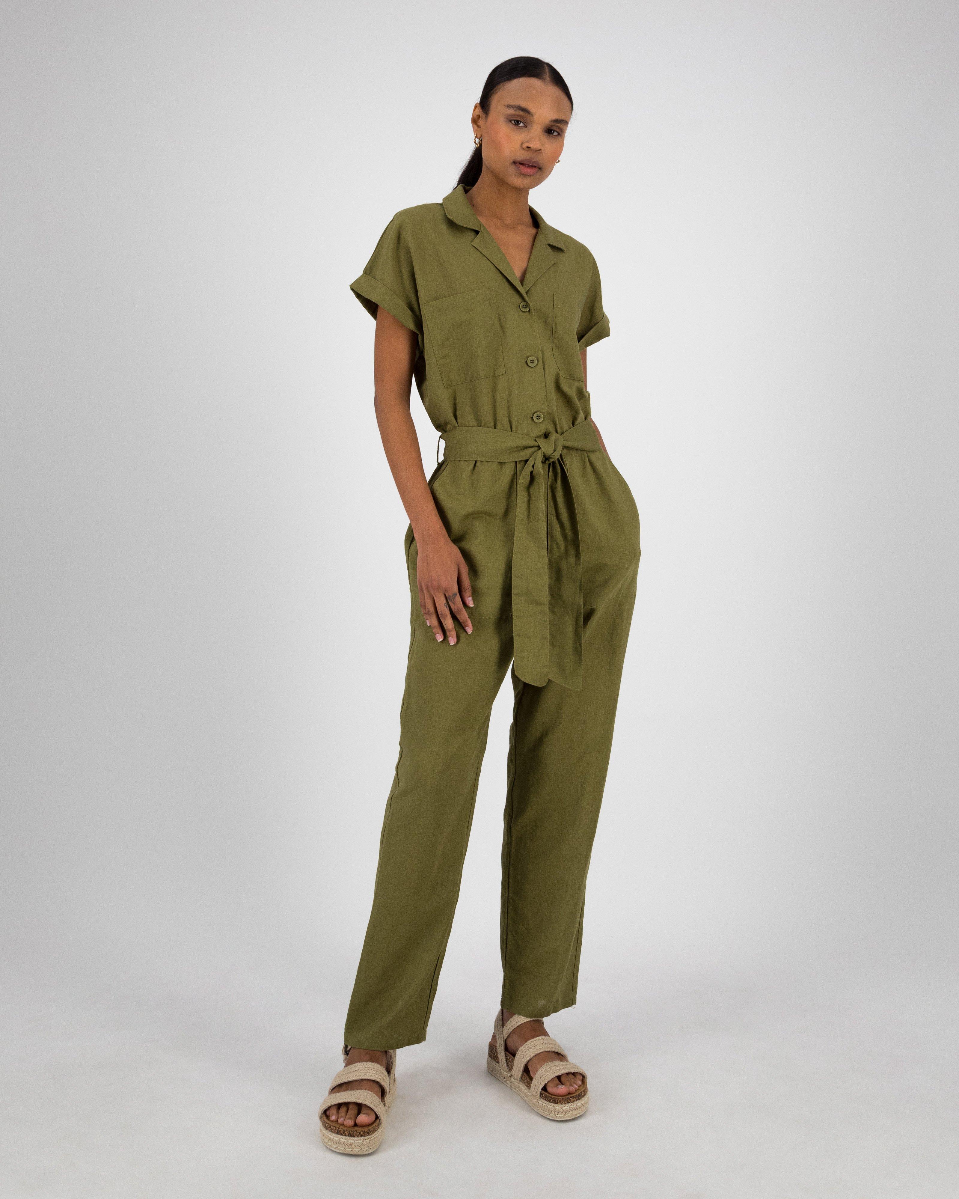 Women’s Baylin Boiler Suit  -  Green