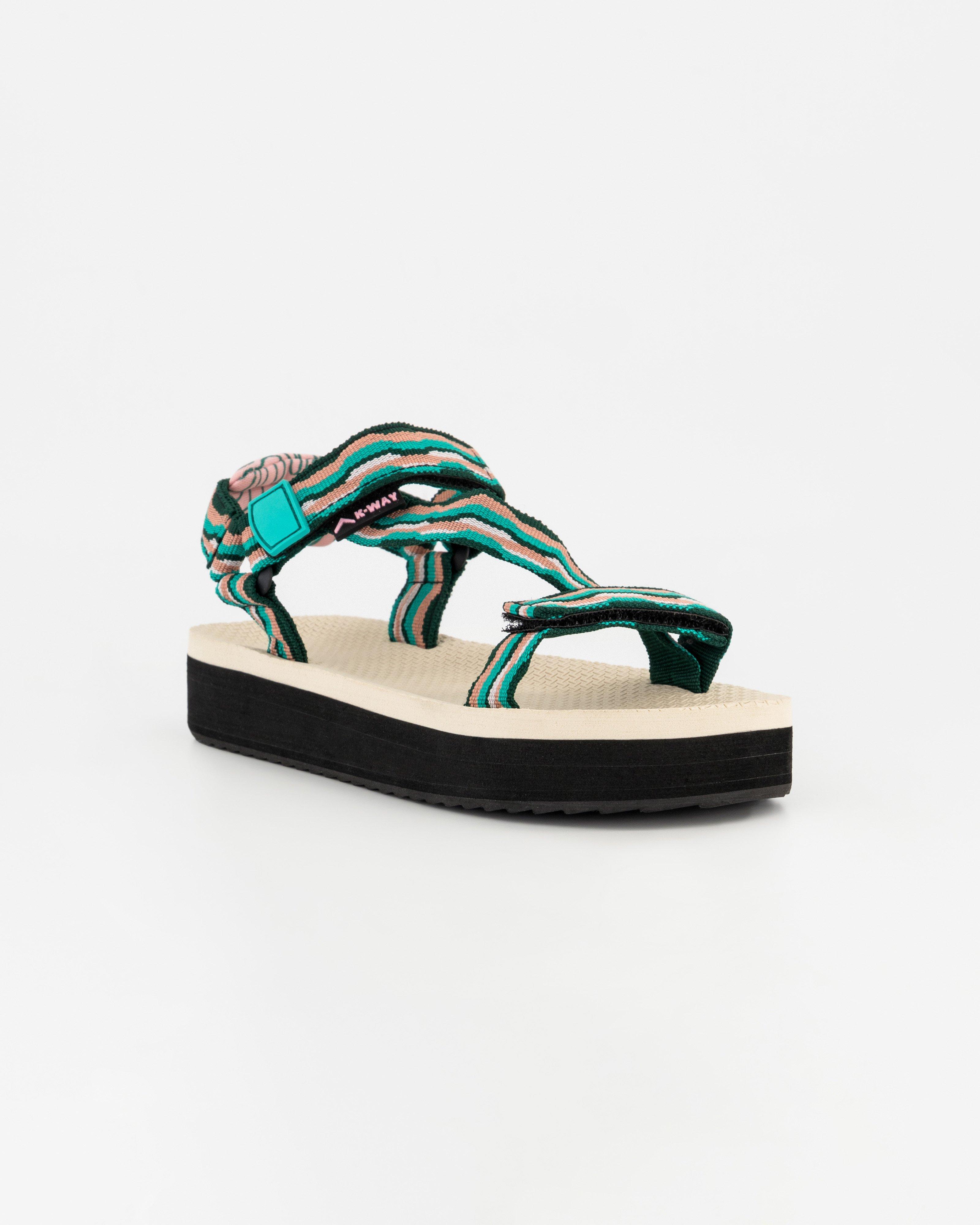 K-Way Kids Flash Platform Sandals -  Aqua