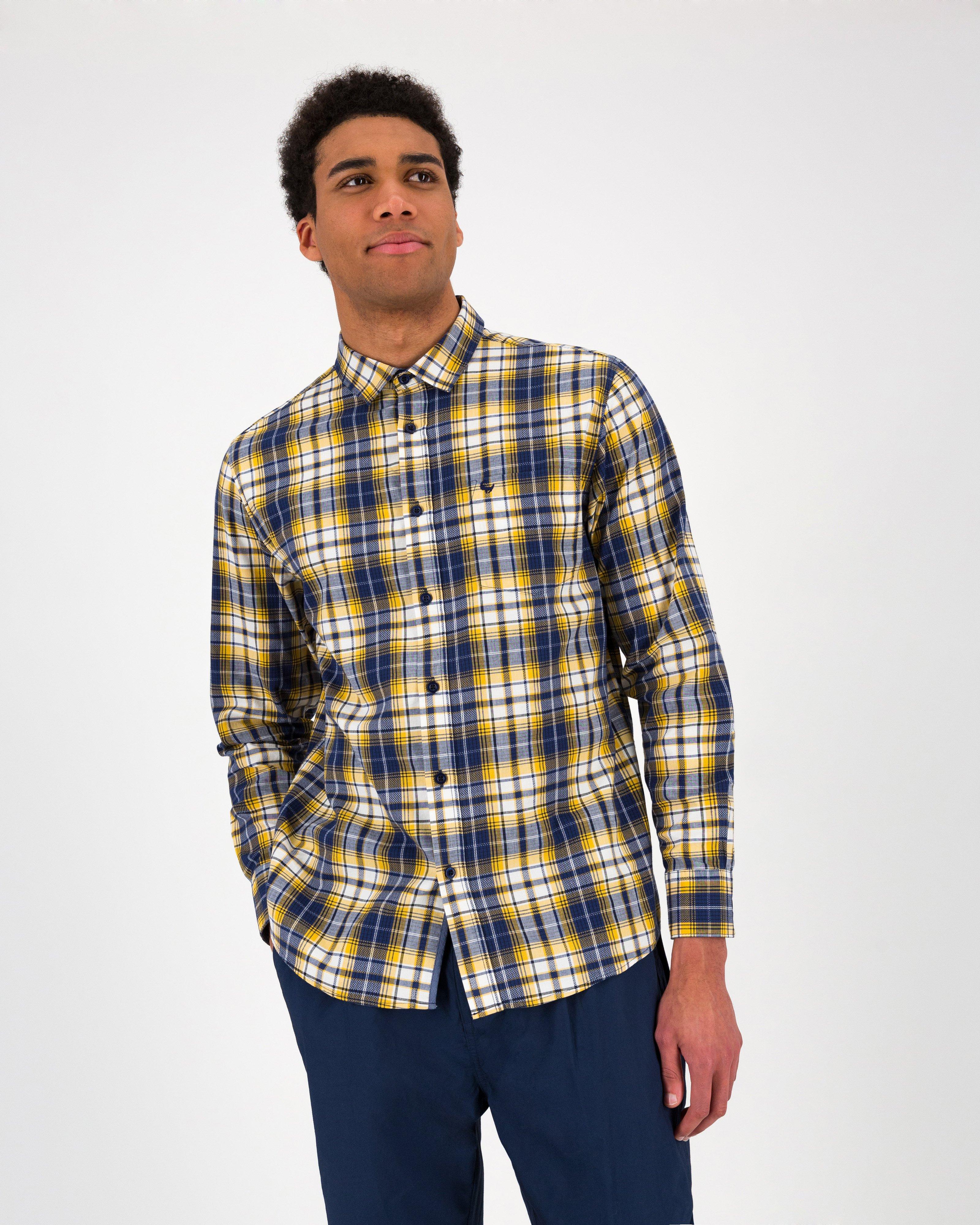 Men’s Warren Check Shirt  -  Blue