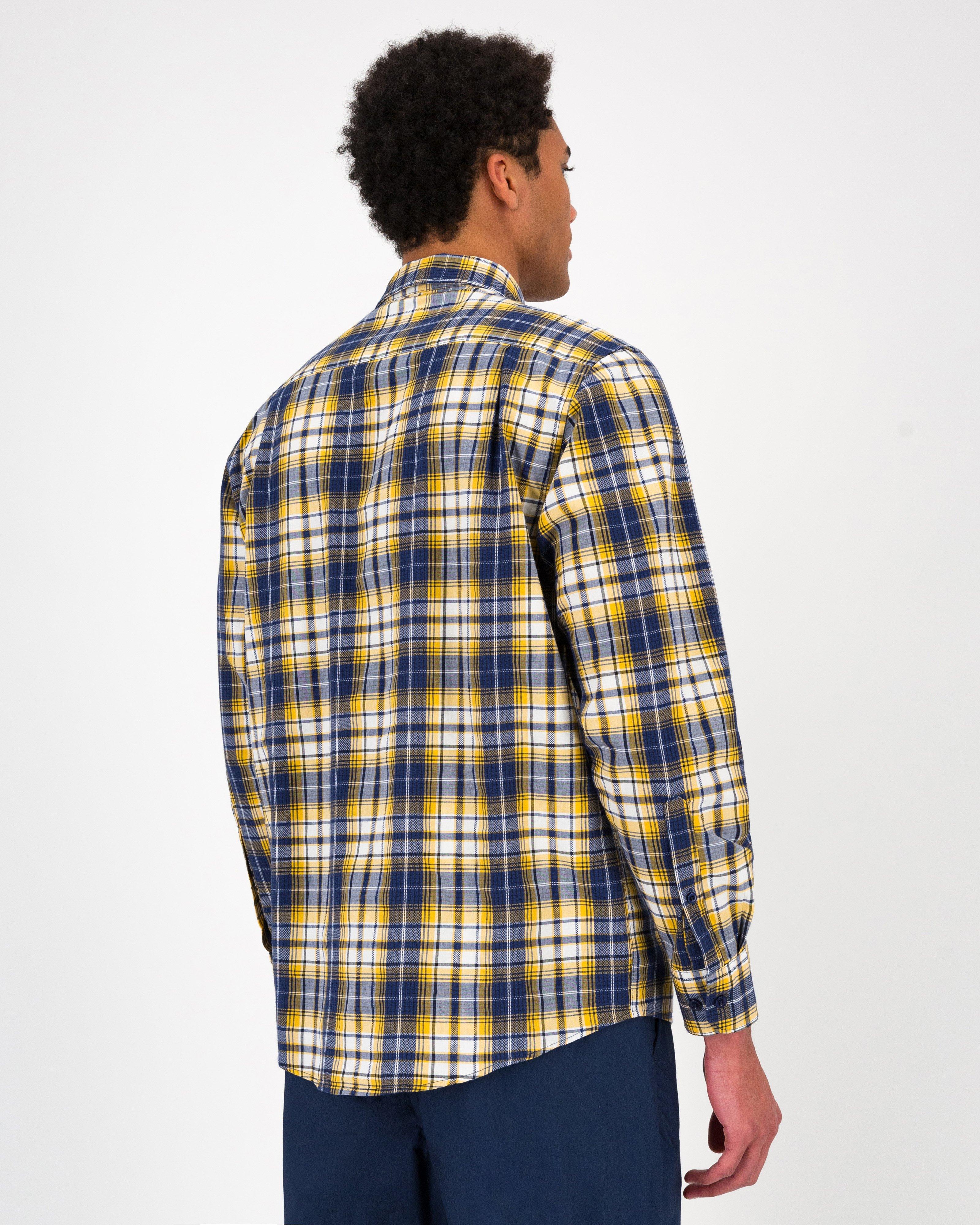 Men’s Warren Check Shirt  -  Blue