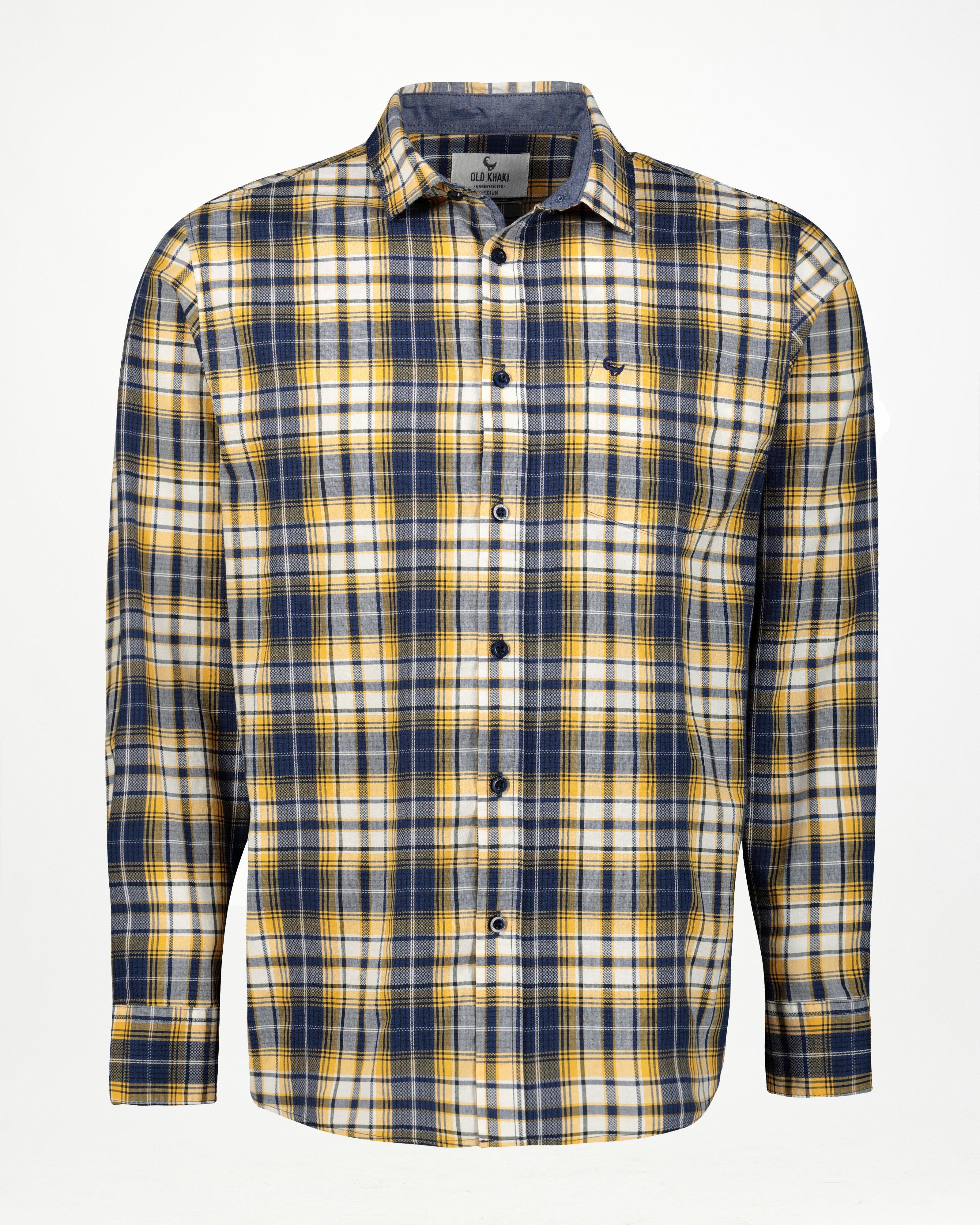 Men’s Warren Check Shirt  -  Blue