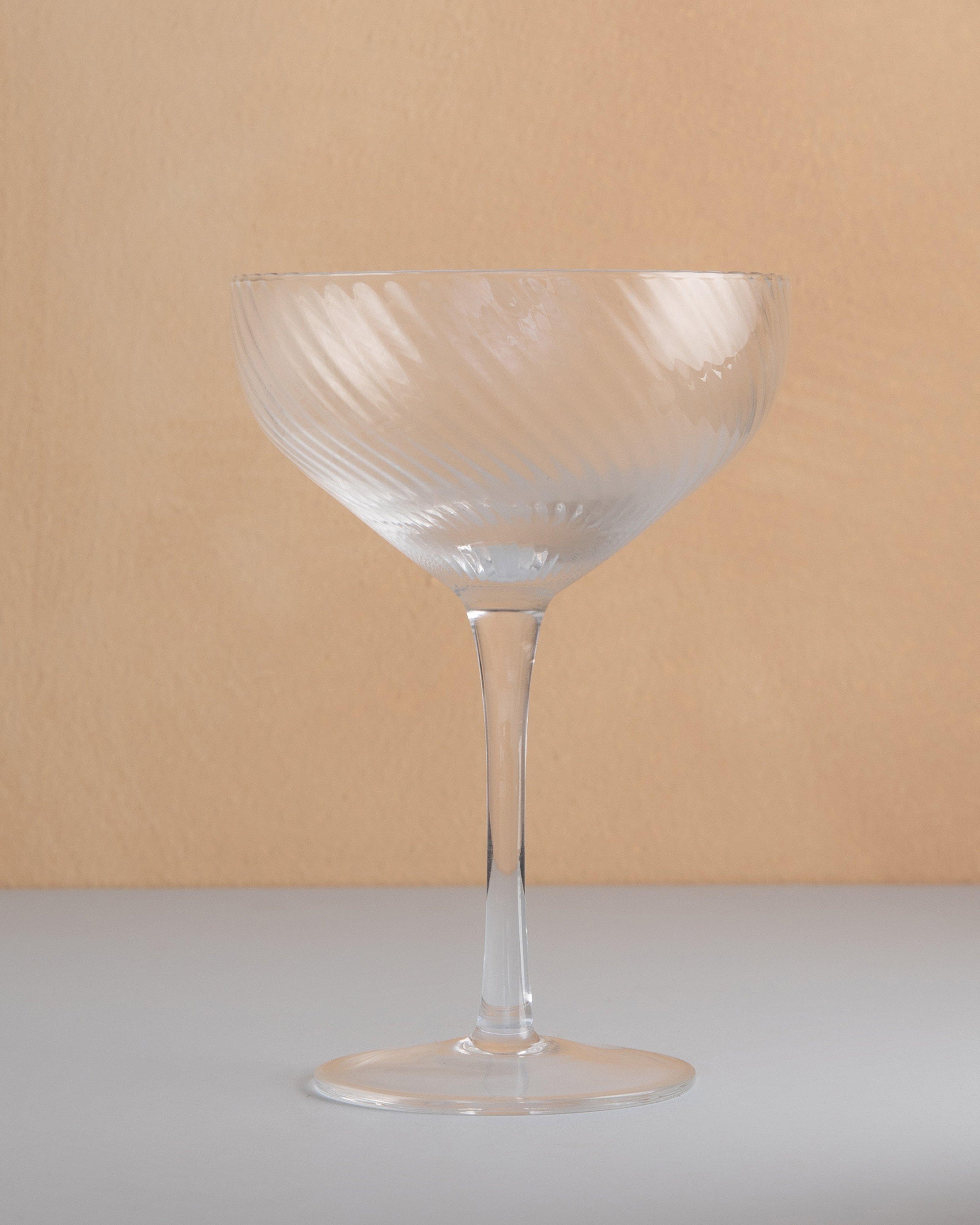 Isla Swirl Ribbed Coupe -  No Colour