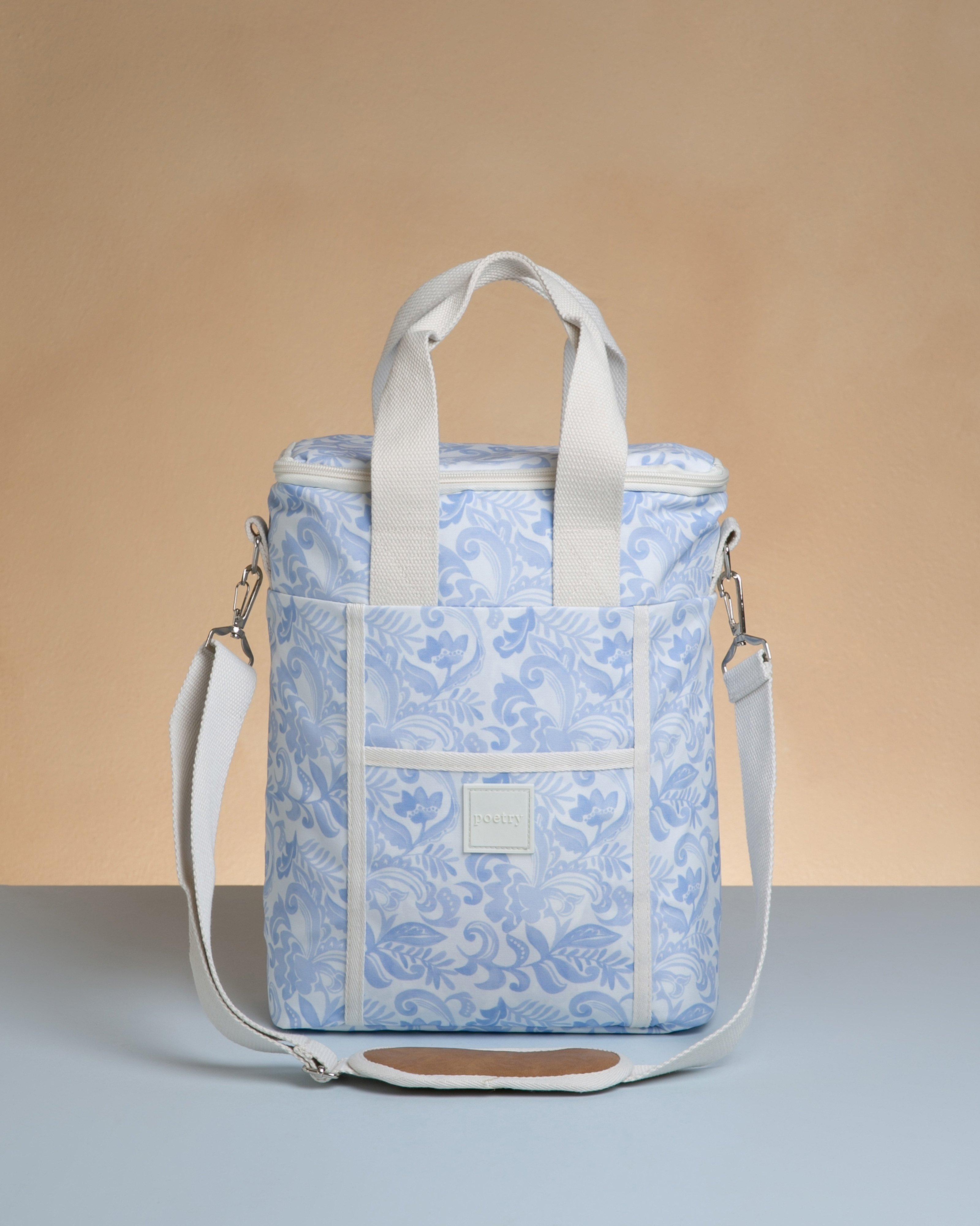 Santorini Insulated Bottle Bag -  Blue