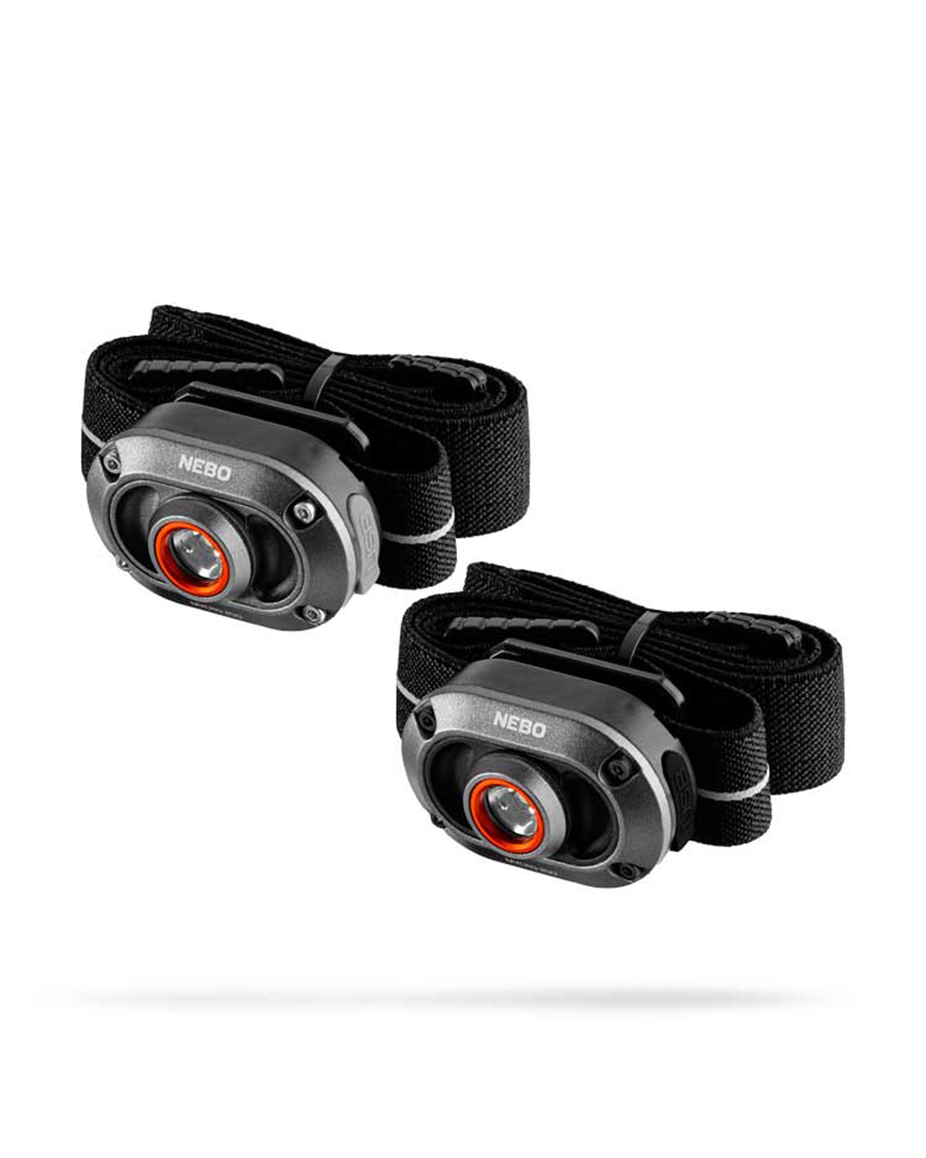 Nebo Mycro 250 Lumen Headlamp – 2 Pack  -  Black