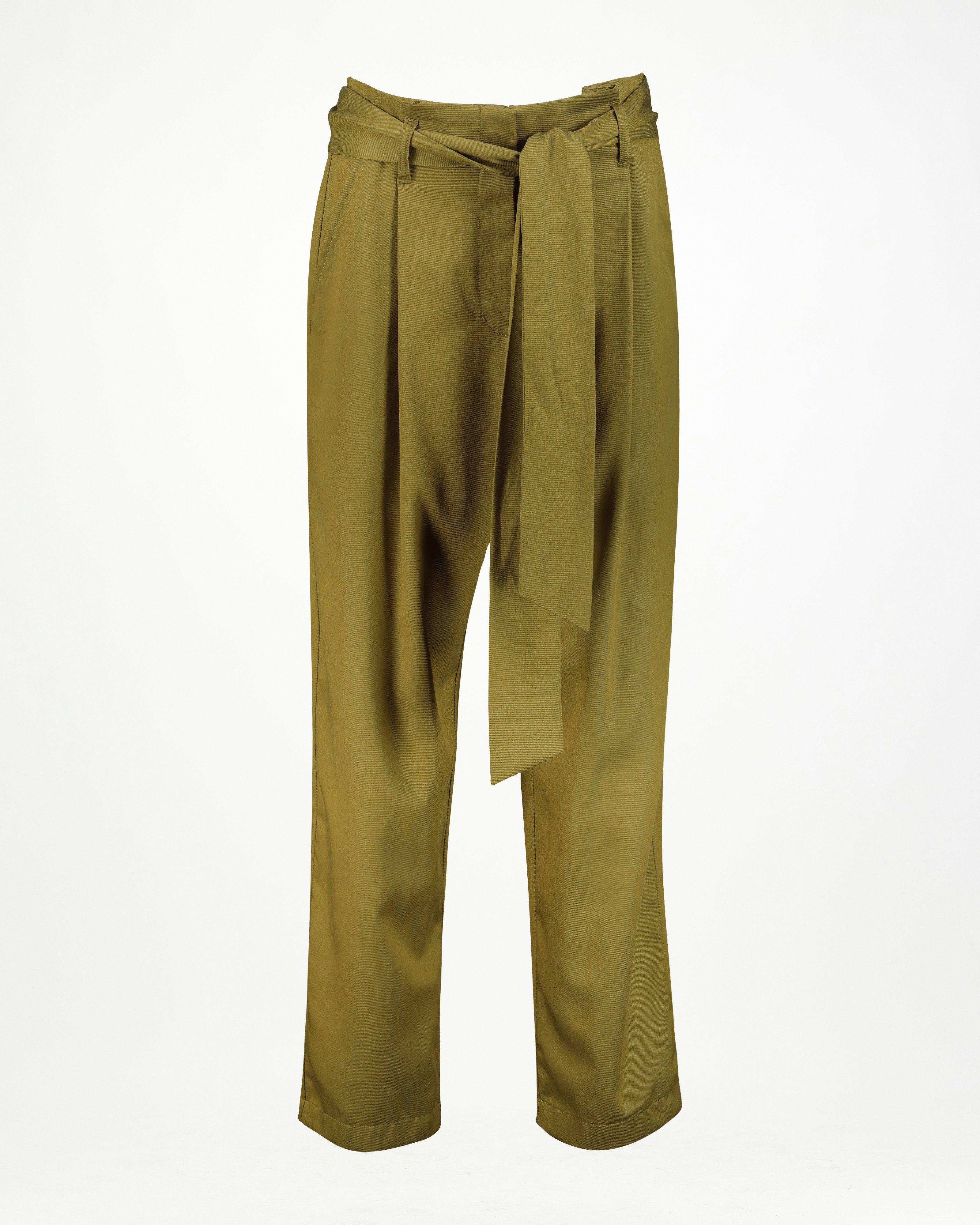 Women’s Jenna Paperbag Pants  -  Olive