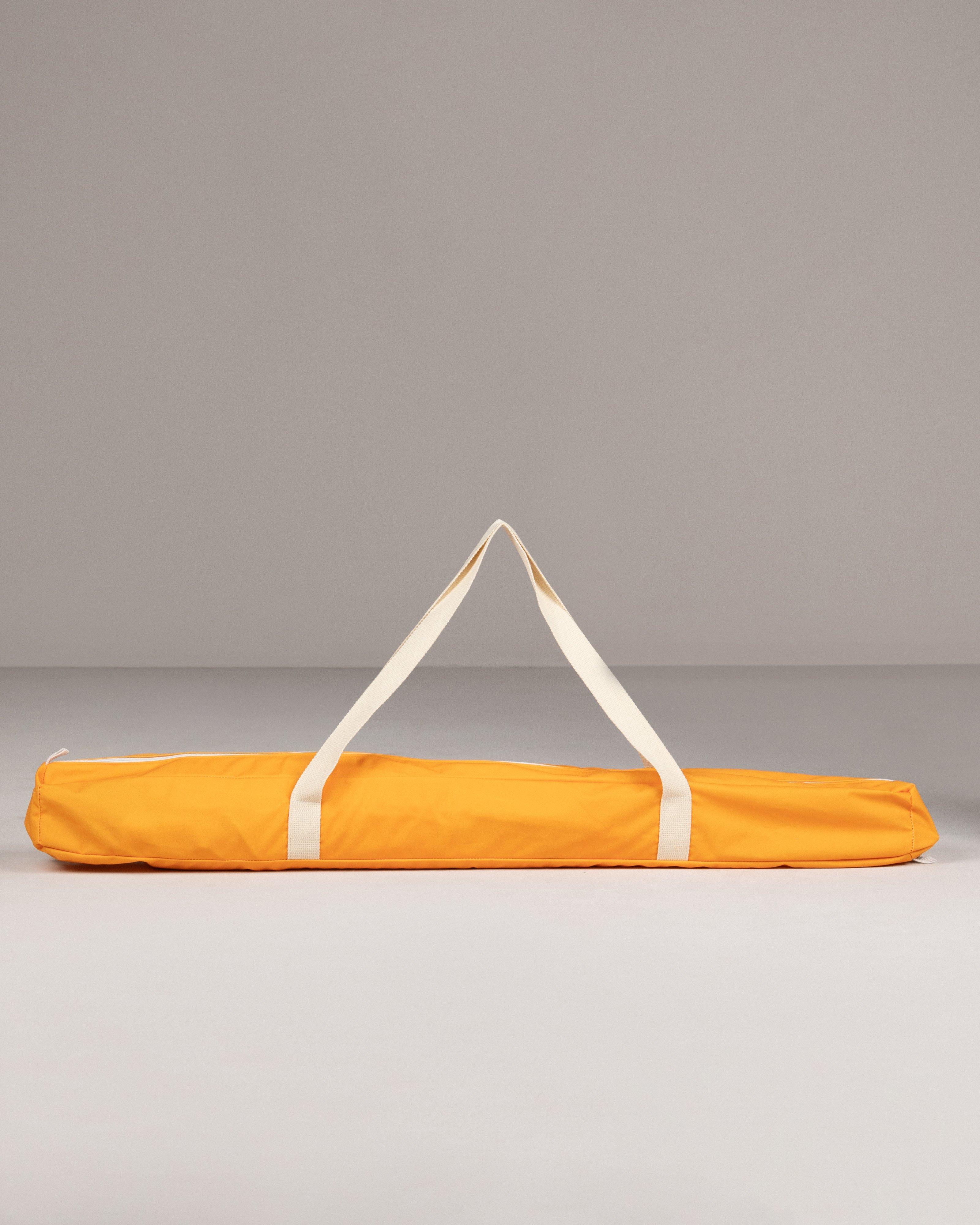 Riviera Stripe Beach Umbrella -  Ochre