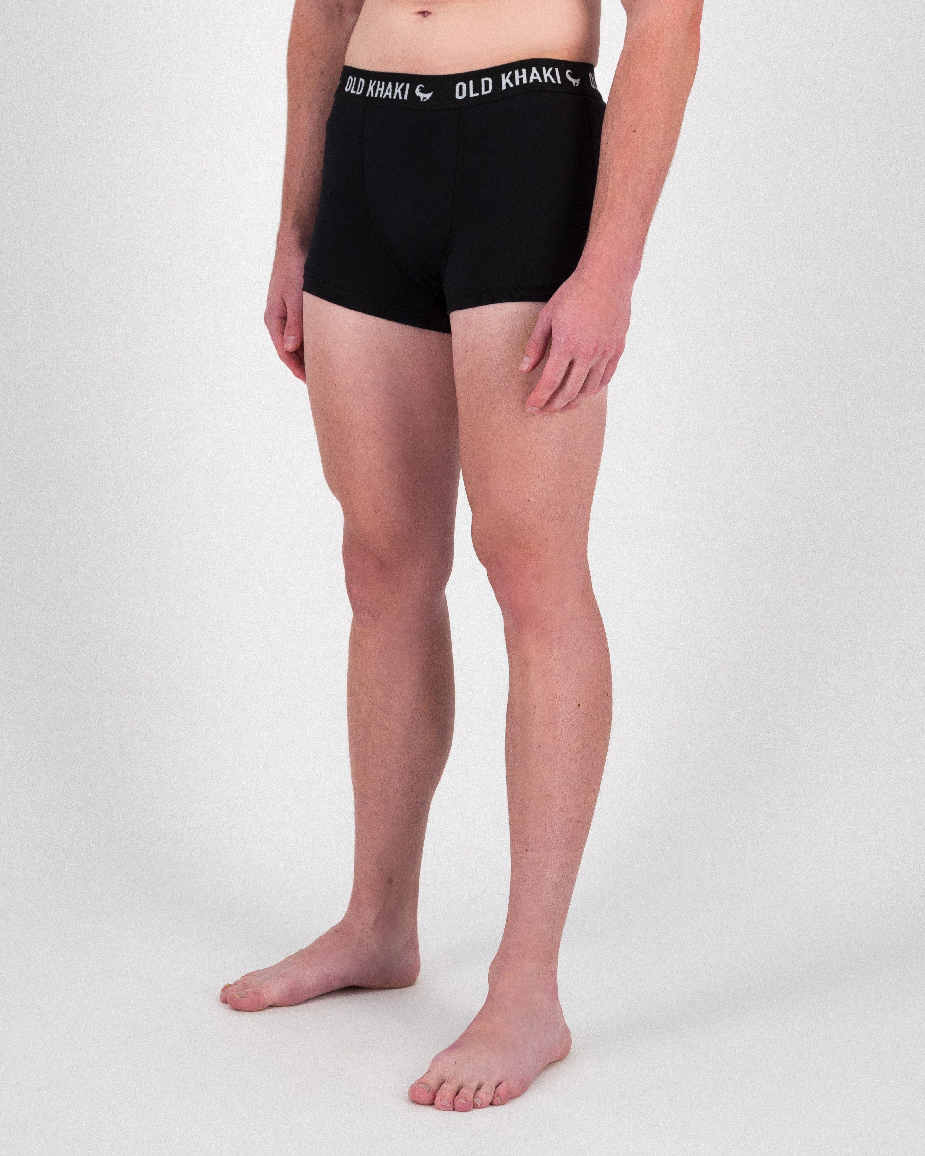 Men’s 2-Pack Boxer Briefs  -  Black