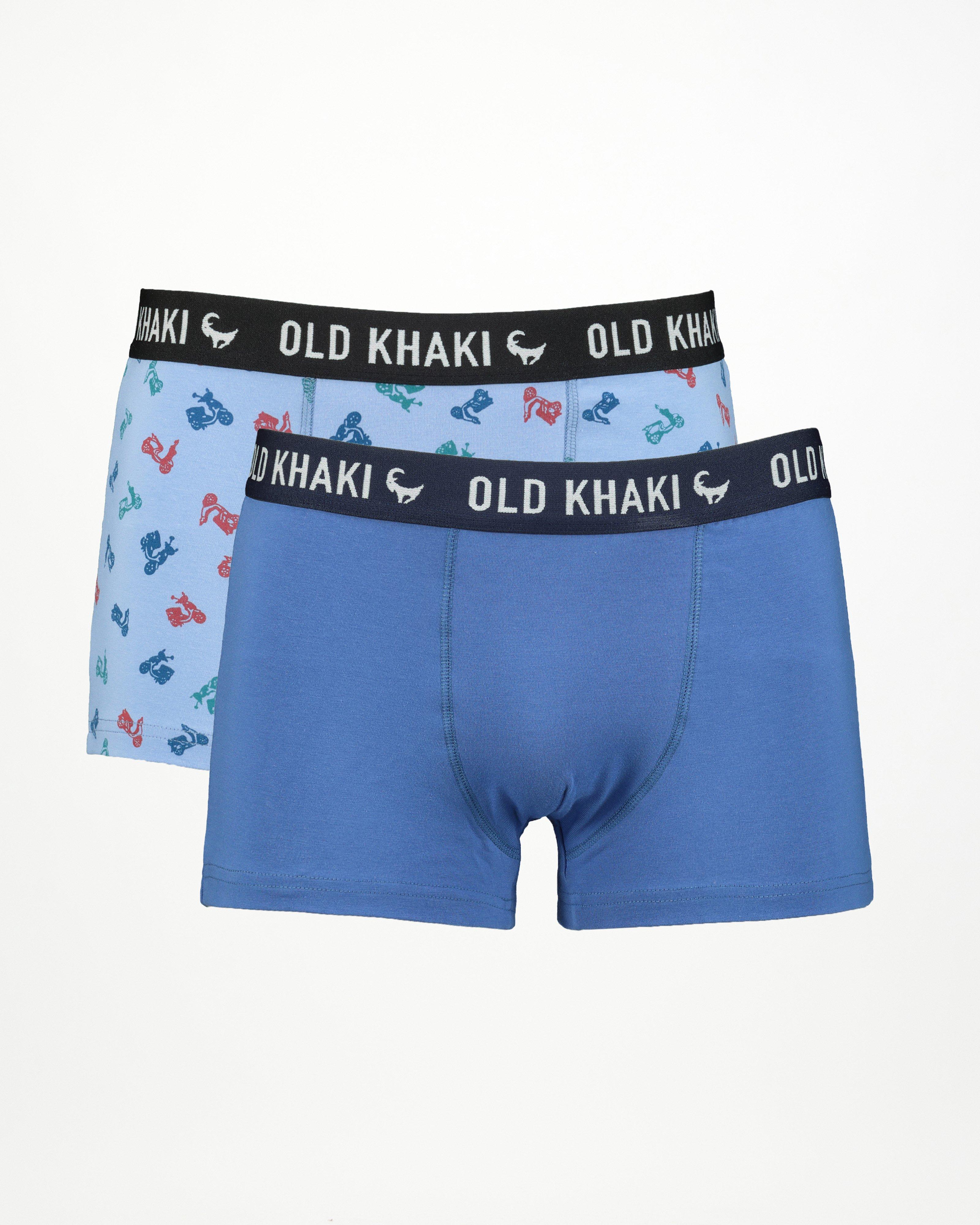 Men’s 2-Pack Boxer Briefs  -  Blue