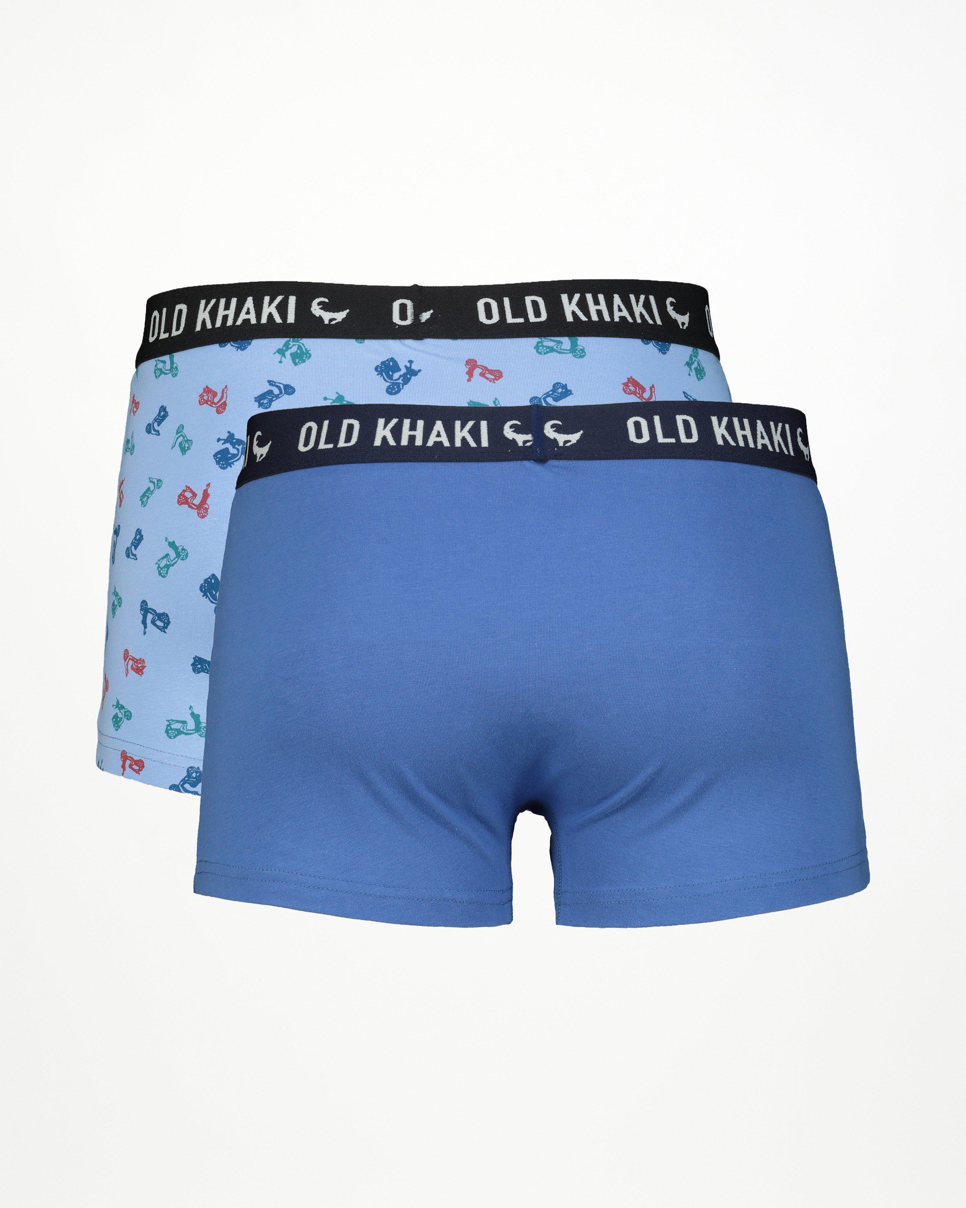 Men’s 2-Pack Boxer Briefs  -  Blue