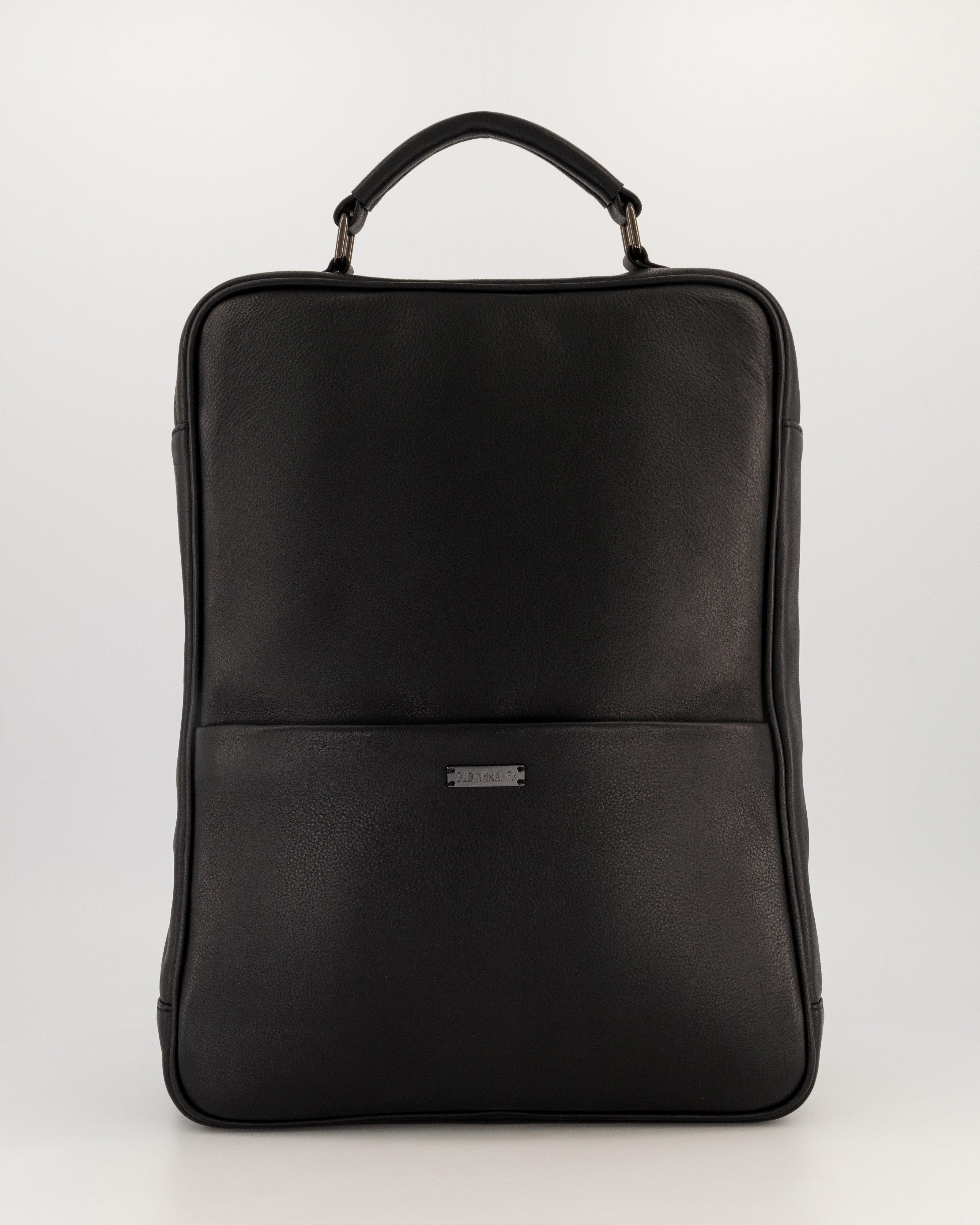 Men’s Landon Leather Bag  -  Black