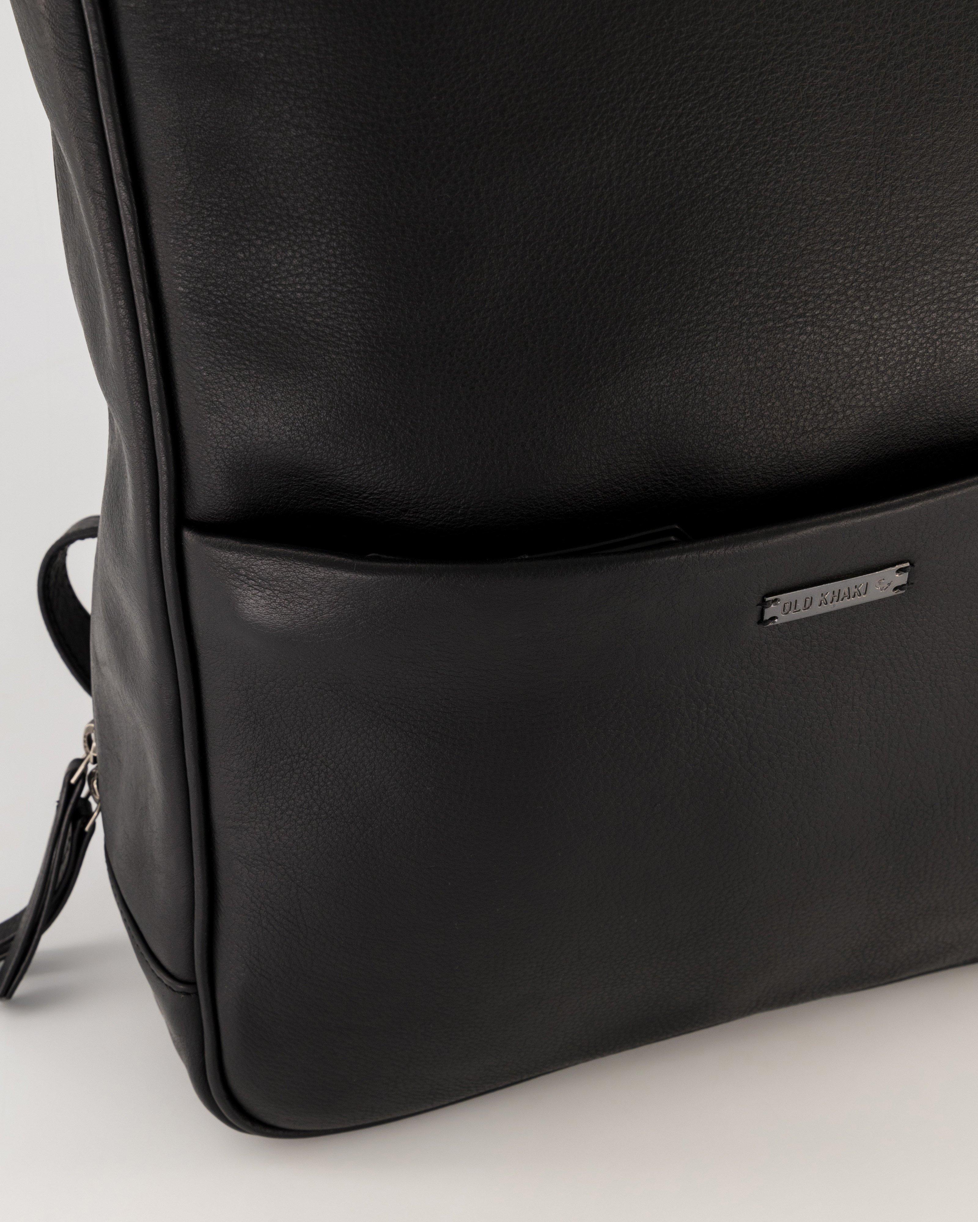 Men’s Landon Leather Bag  -  Black