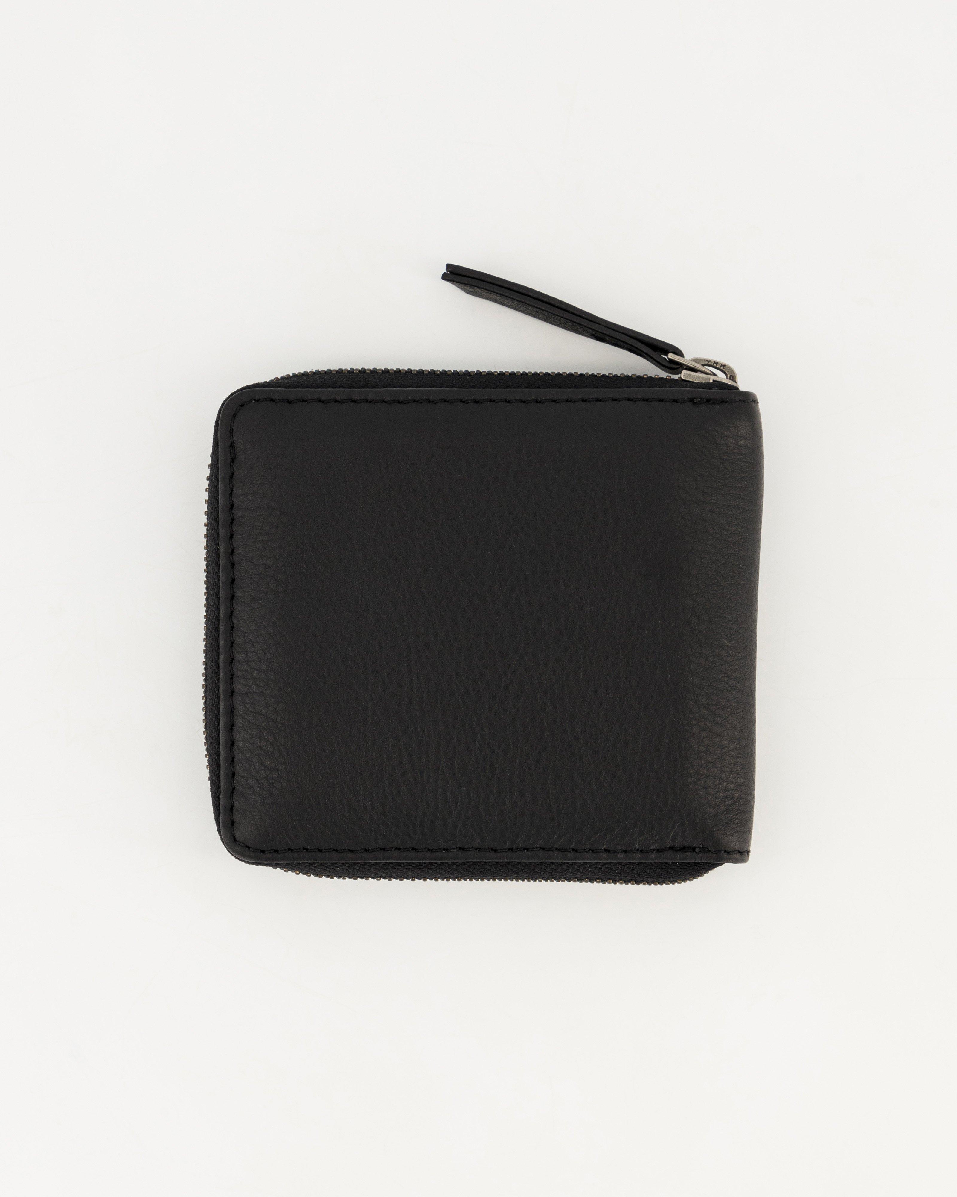 Men’s Limry Zip-Around Wallet  -  Black