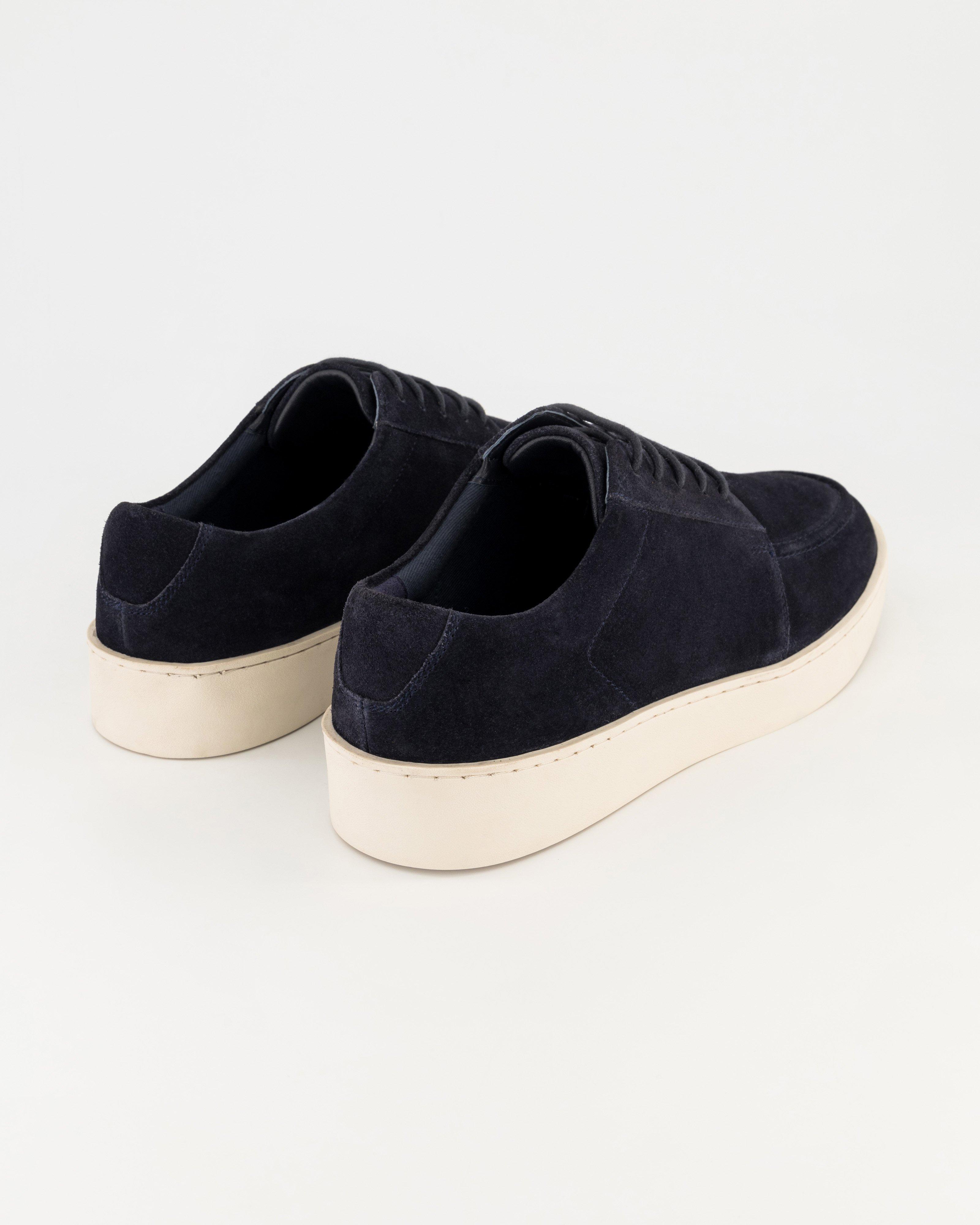 Men's Benito Suede Leather Boat Shoe  -  Navy