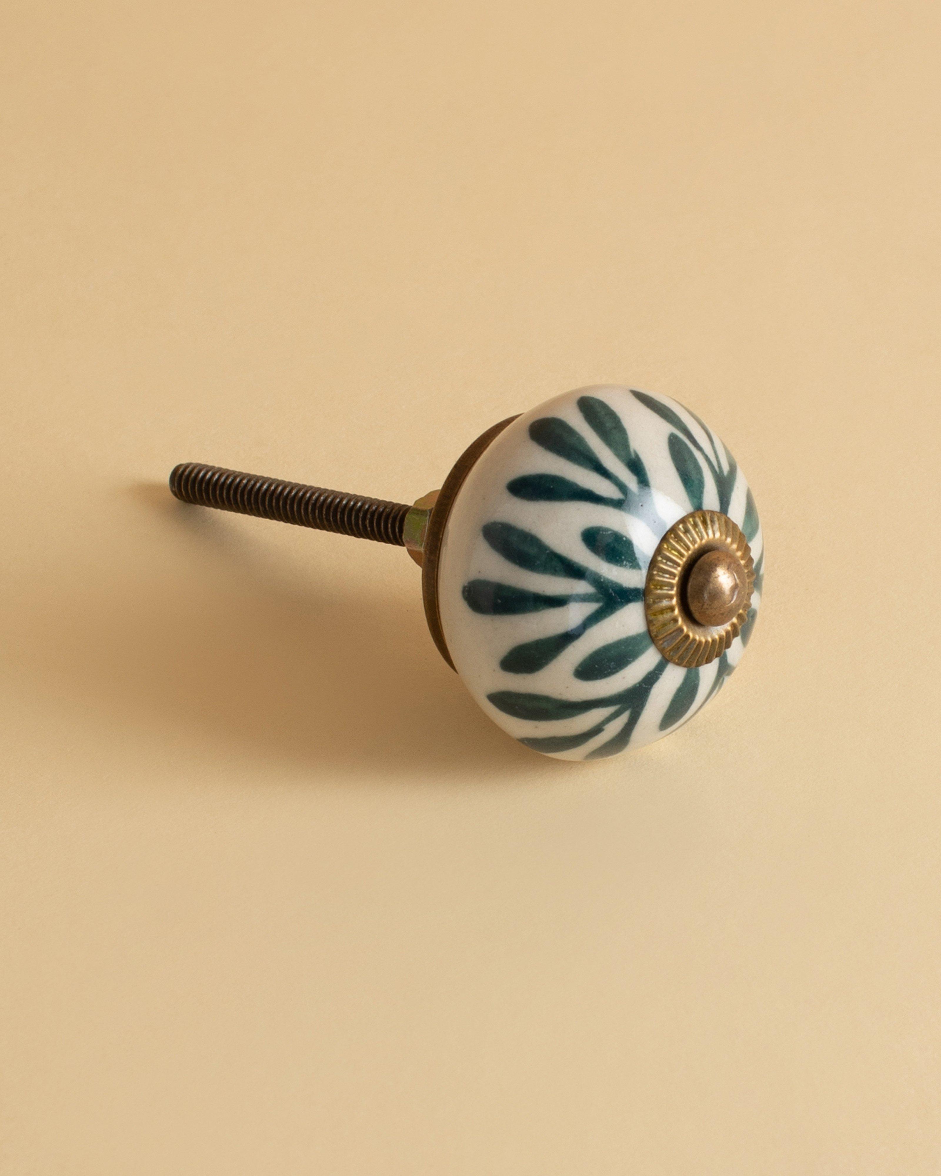 Teal Melon Knob -  Green