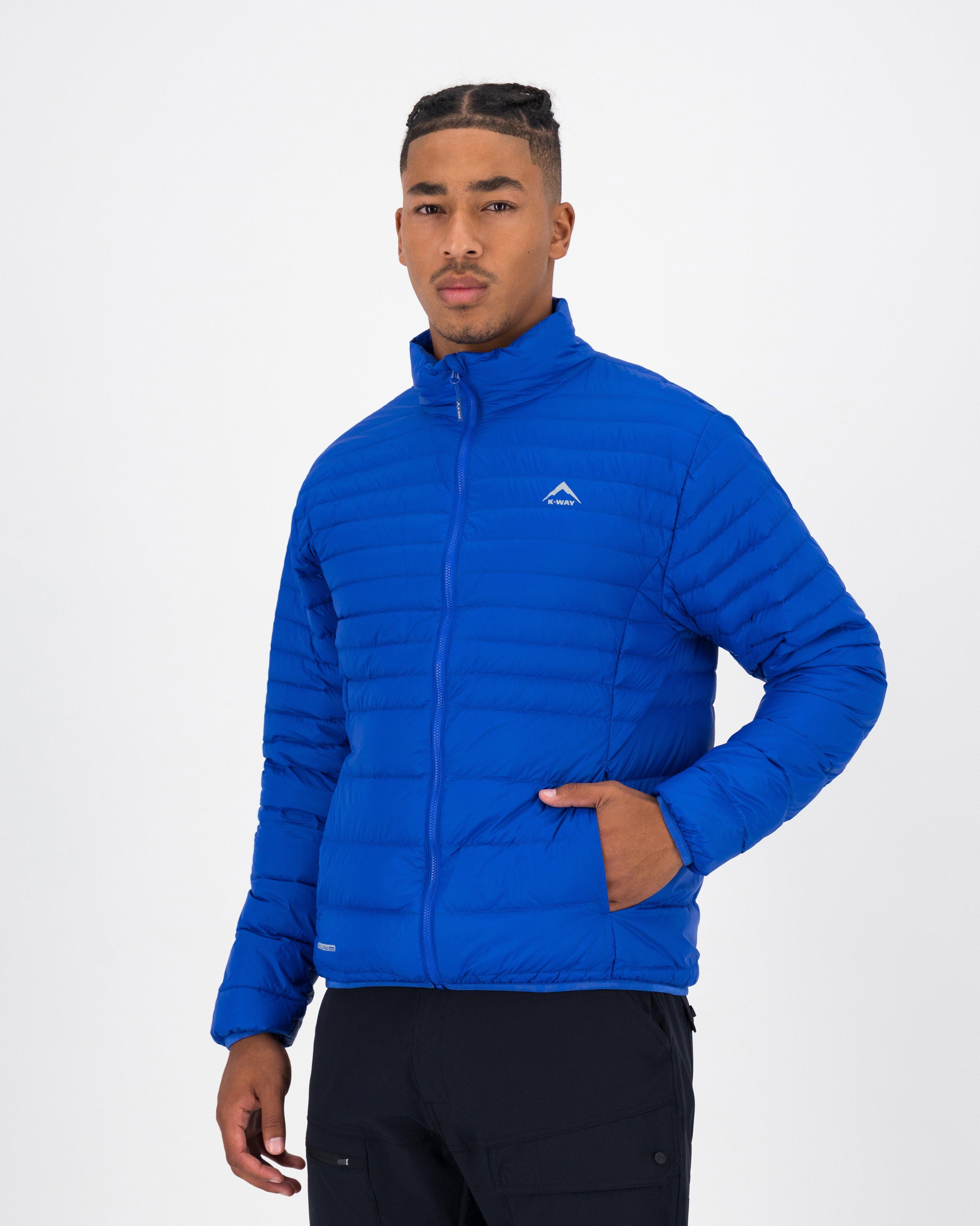 K-Way Men's K-Lite Down Puffer Jacket -  Mid Blue