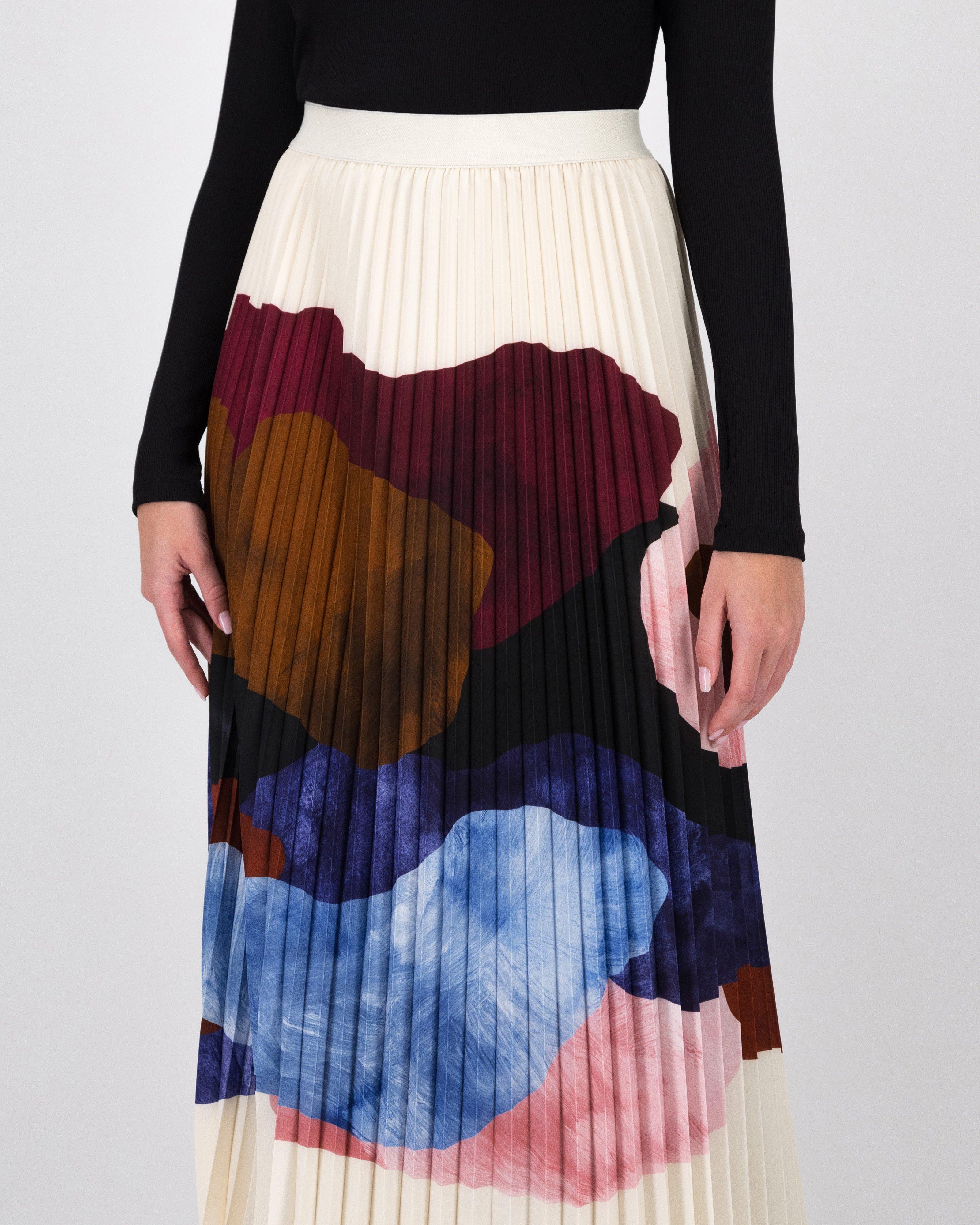 Astrid Printed Pleated Skirt - Poetry Clothing Store