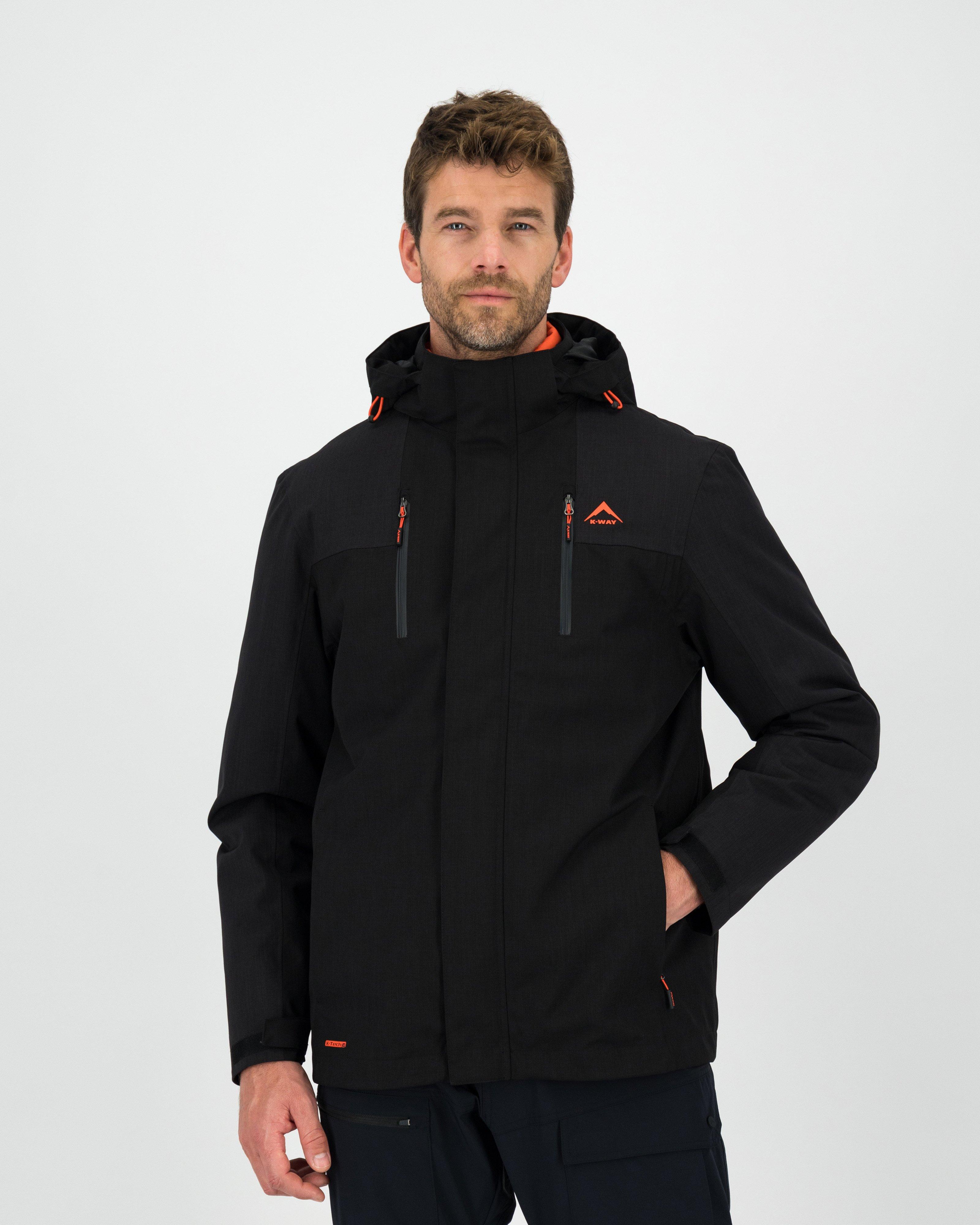 K-Way Men’s Hudson 3-in-1 Jacket -  Black