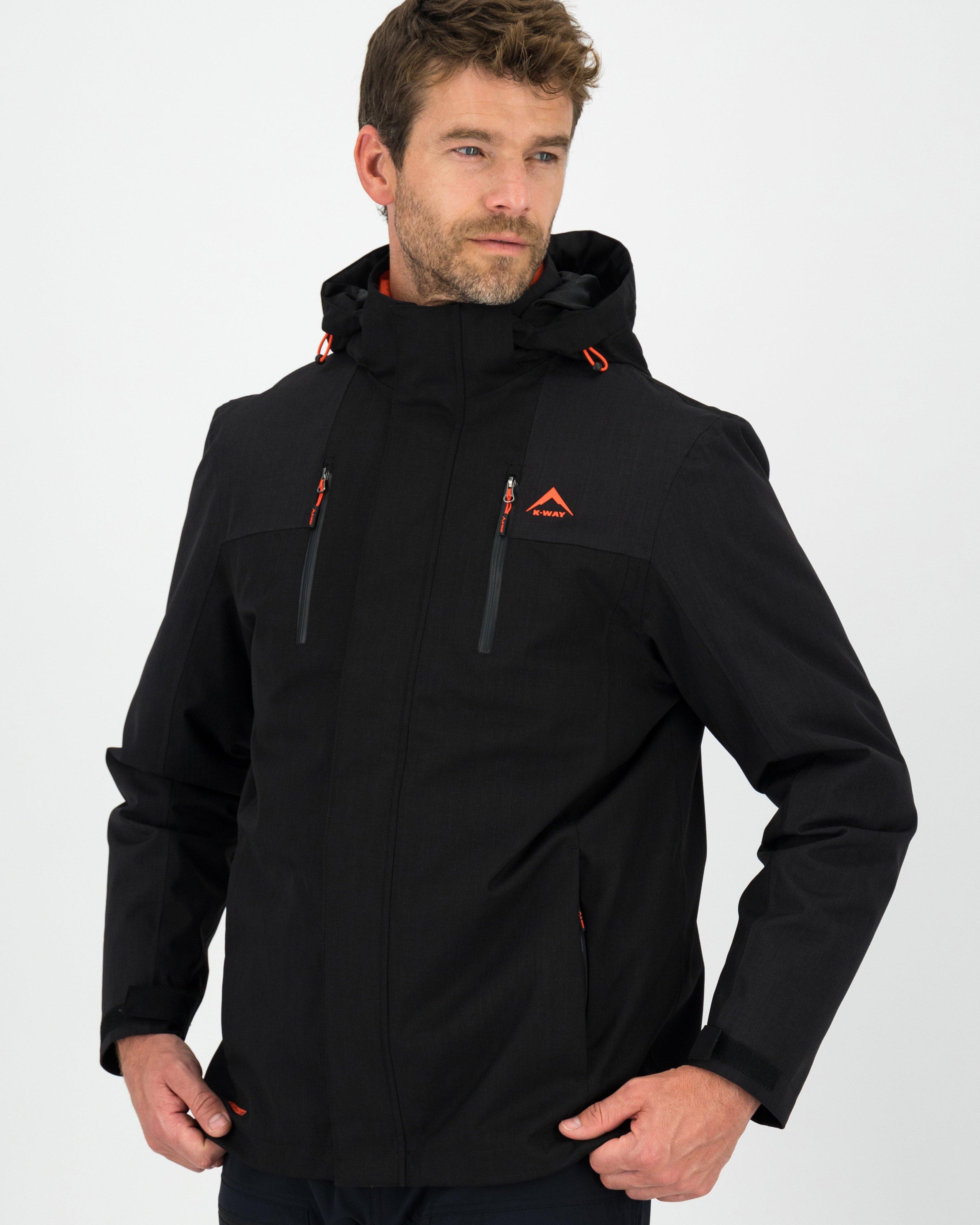 K-Way Men’s Hudson 3-in-1 Jacket -  Black