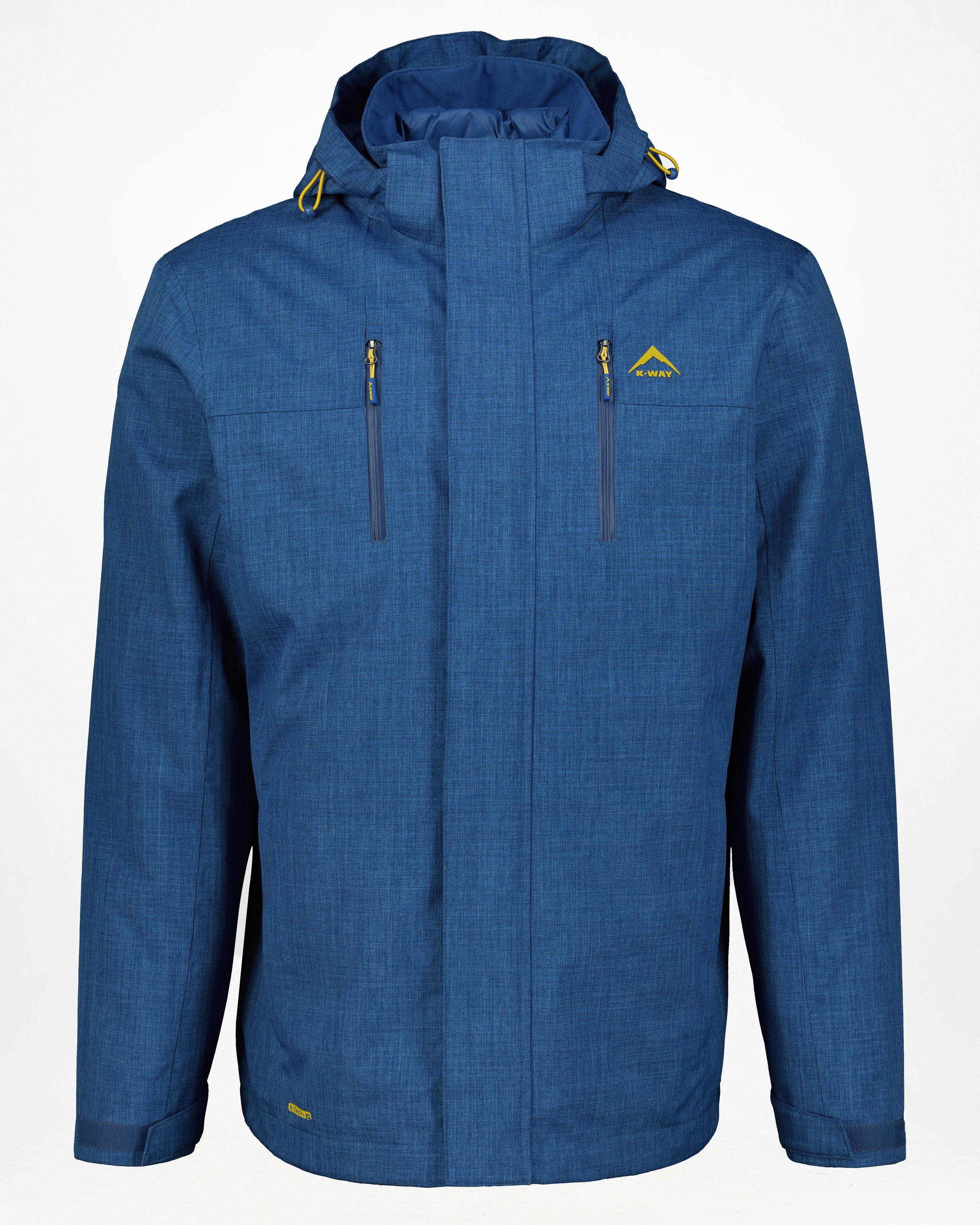 K-Way Men’s Hudson 3-in-1 Jacket -  Blue