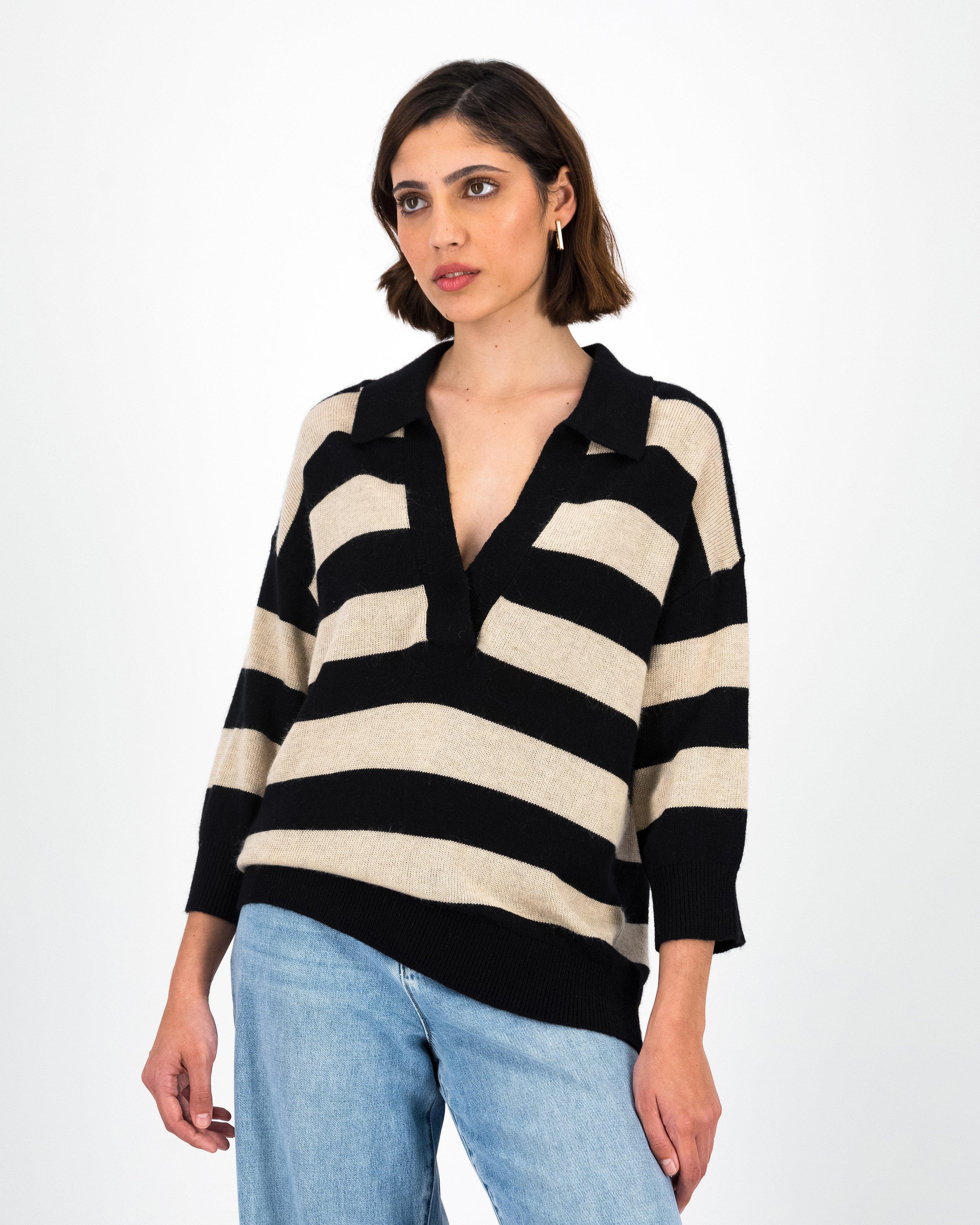 Cheri Relaxed Knitwear Jumper -  Milk