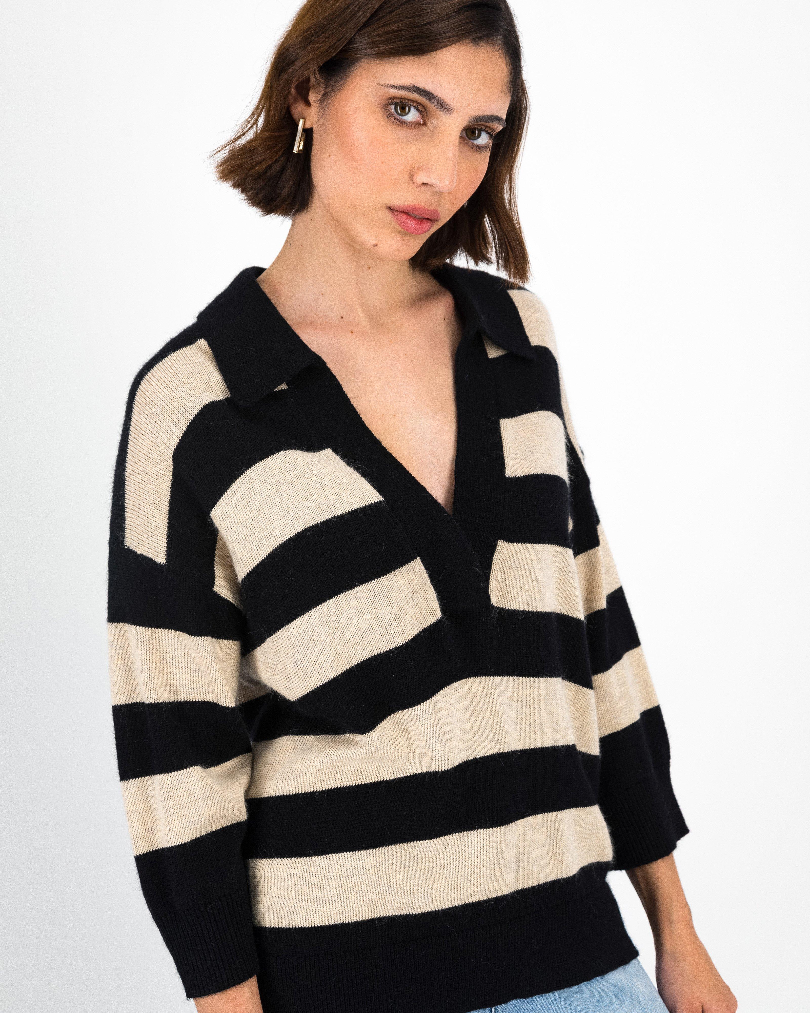 Cheri Relaxed Knitwear Jumper -  Milk