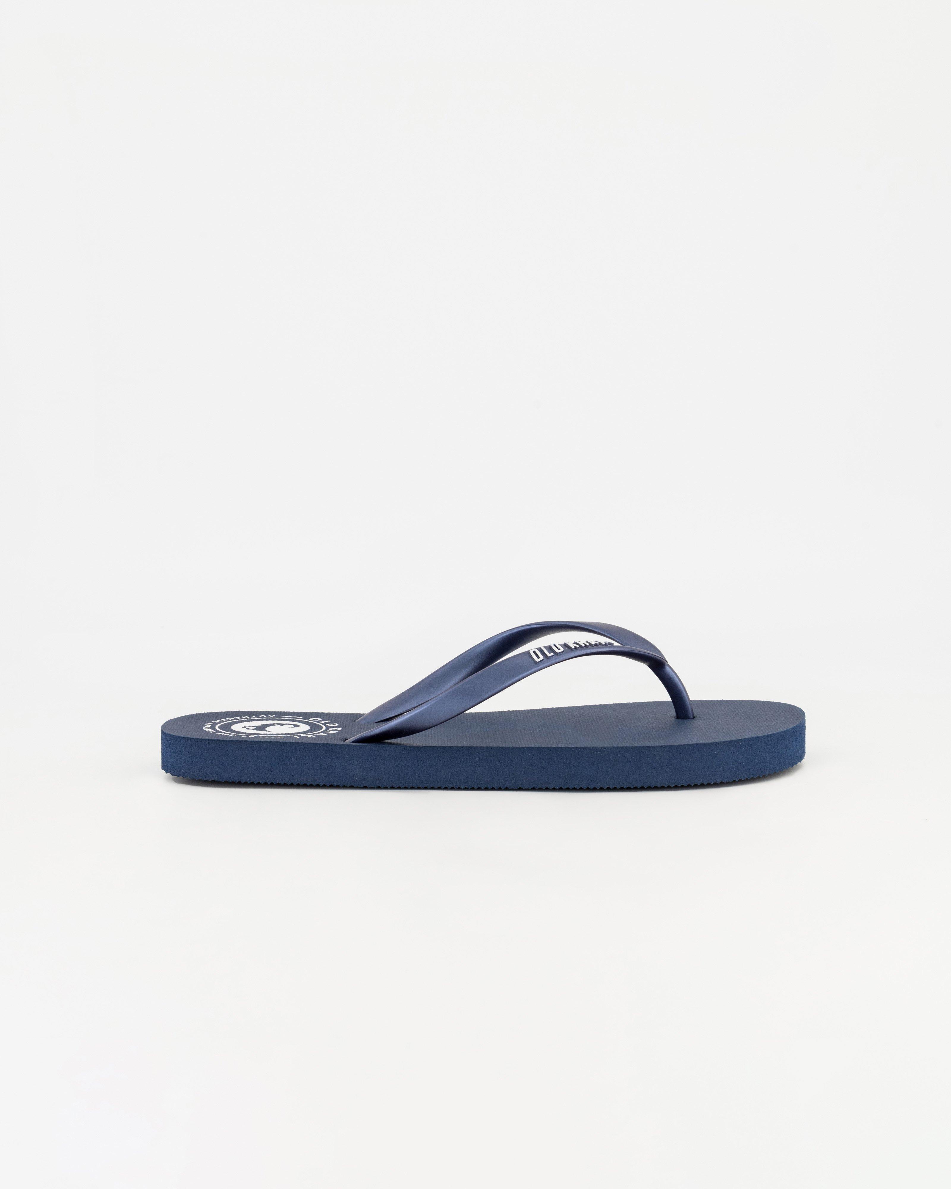 Old Khaki Women's Tide Plain Flip Flops -  Navy