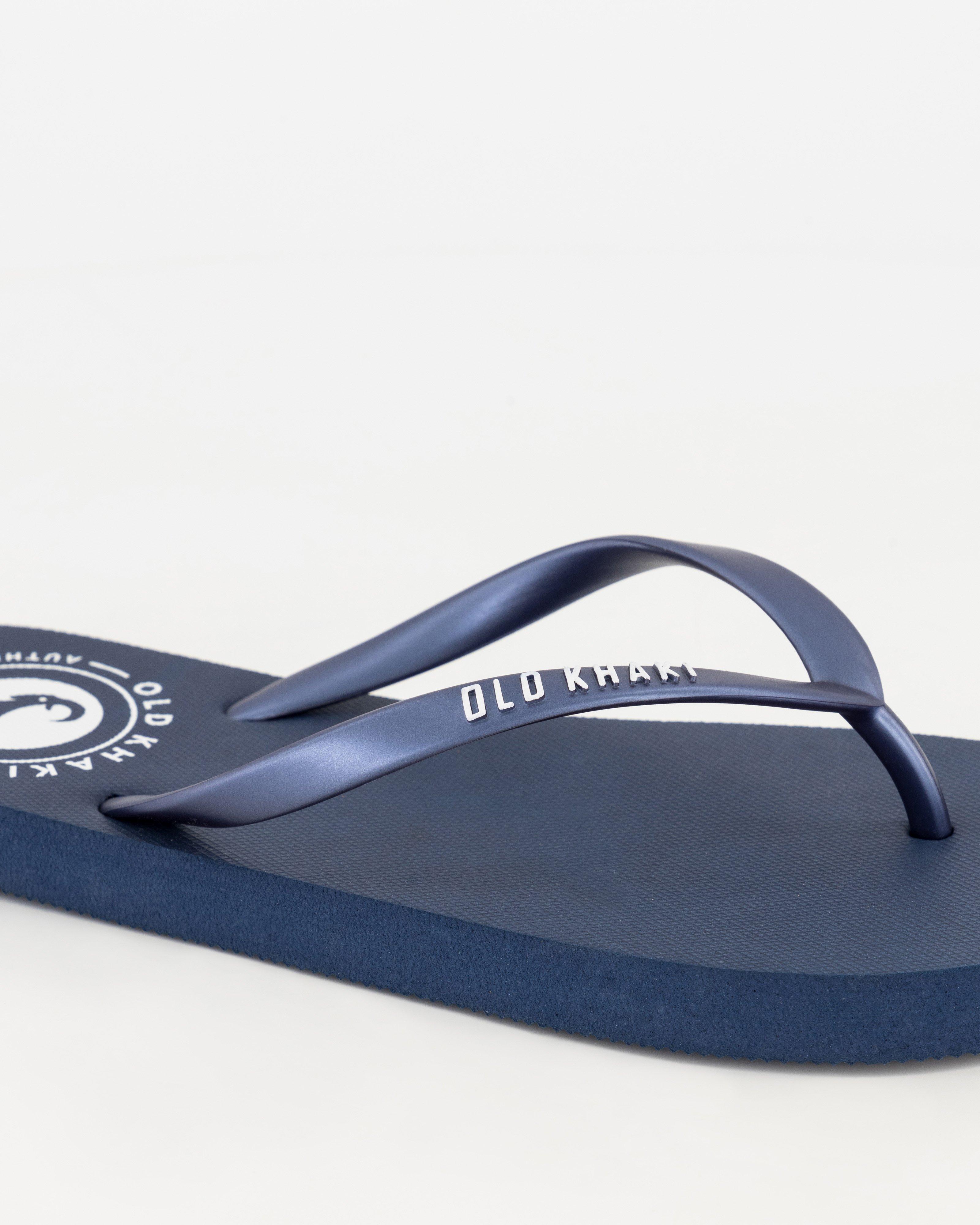 Old Khaki Women's Tide Plain Flip Flops -  Navy