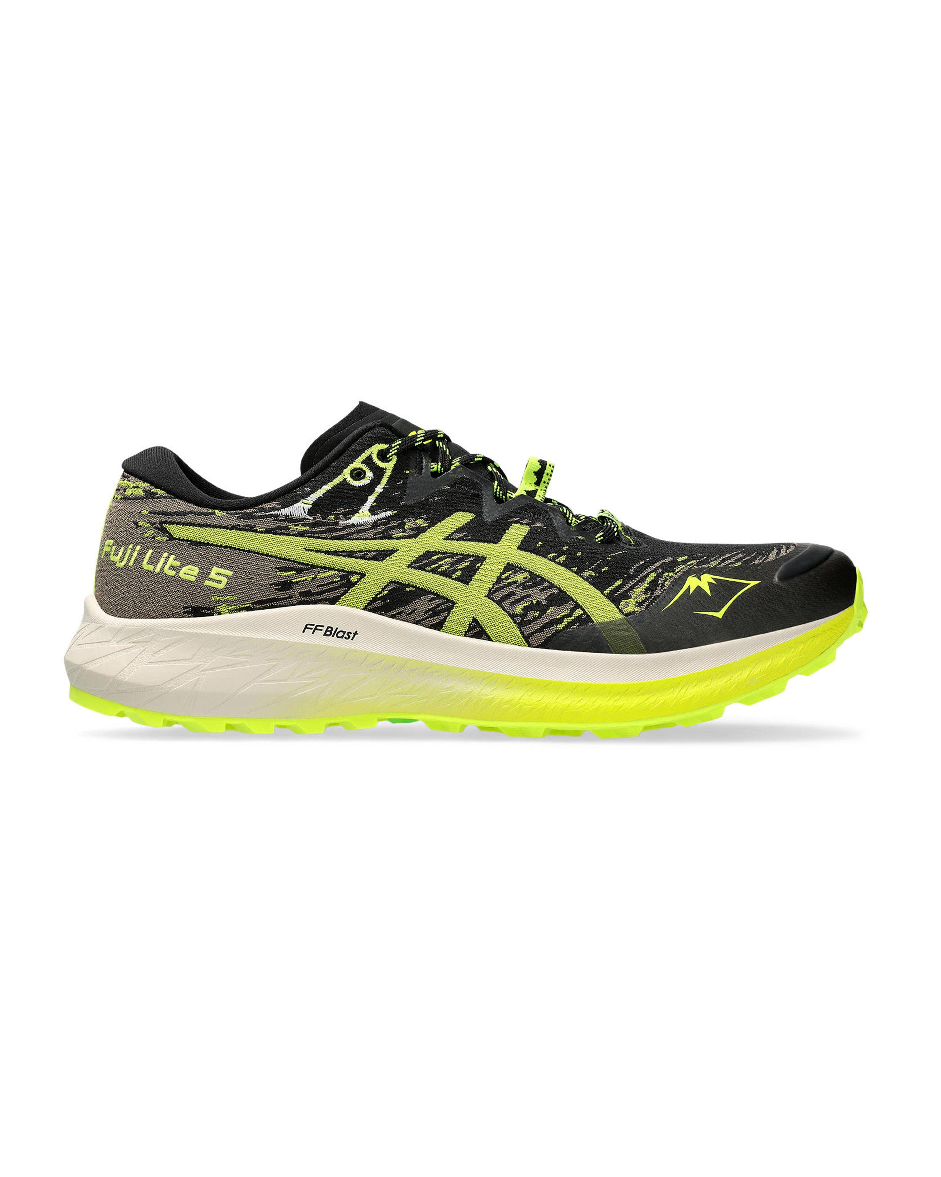 Asics Men’s FujiLite 5 Trail Running Shoes -  Black