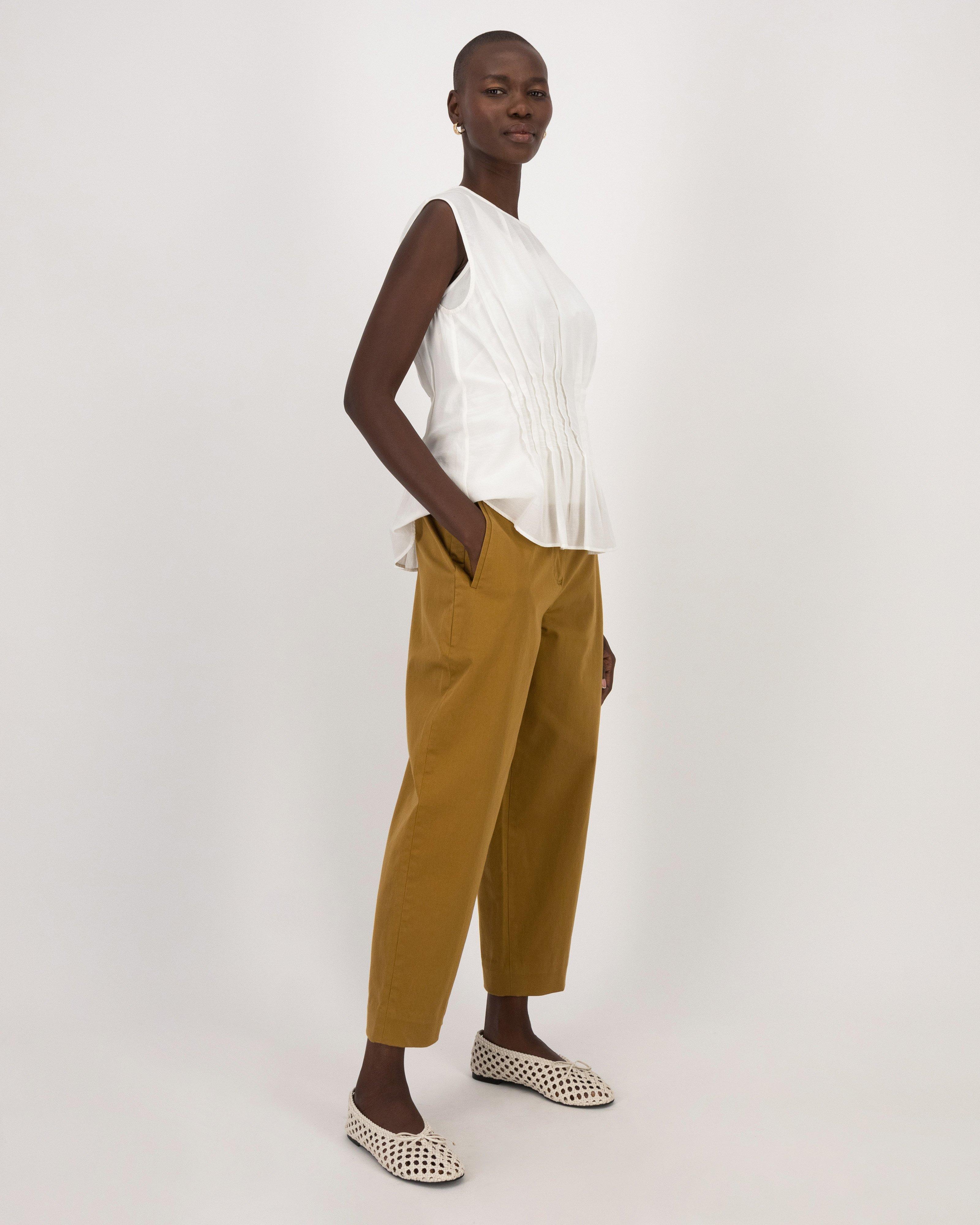 Melinda Chino Pant -  Taupe