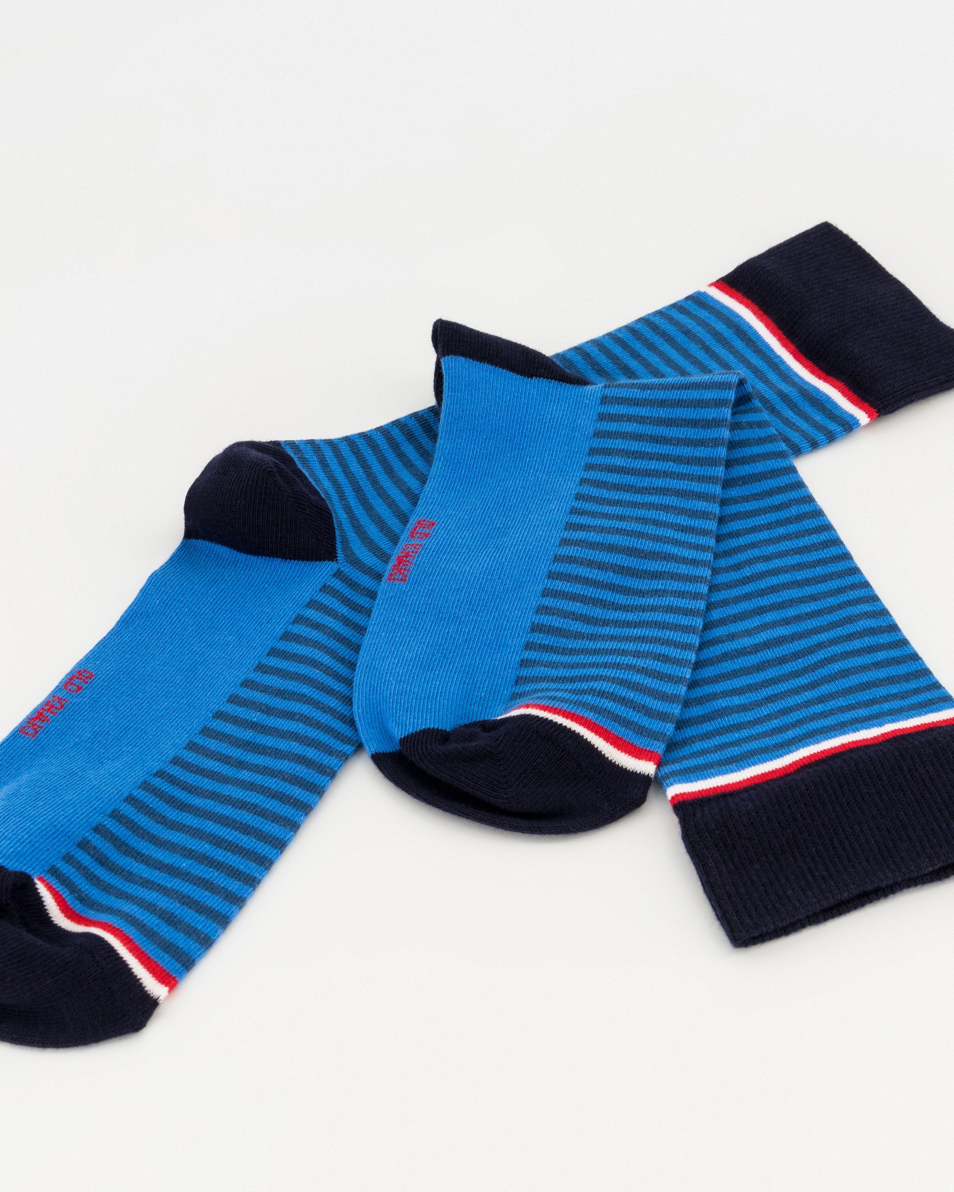 Men’s Sully Micro Stripe Socks -  Teal
