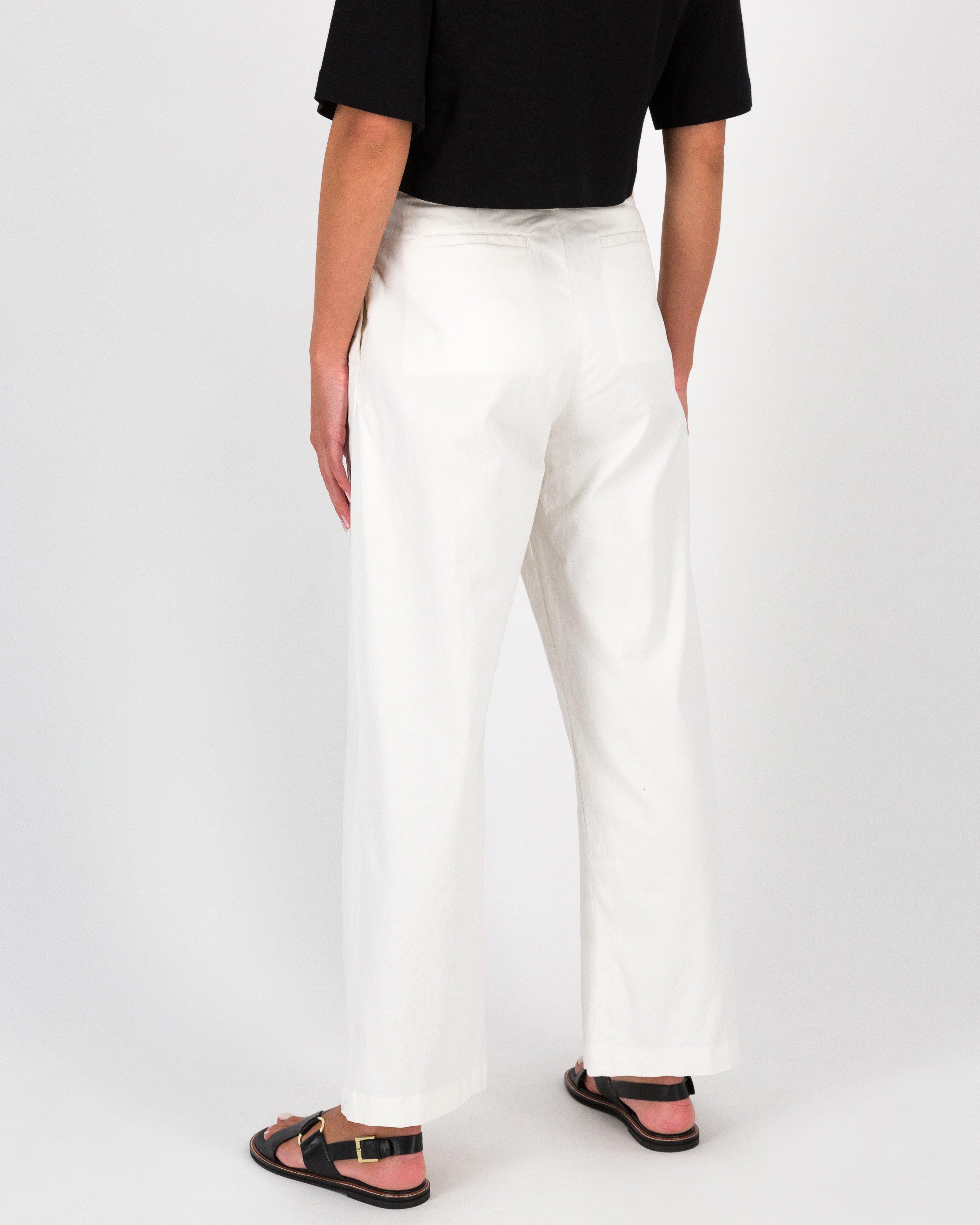 Cole Relaxed Chino -  White