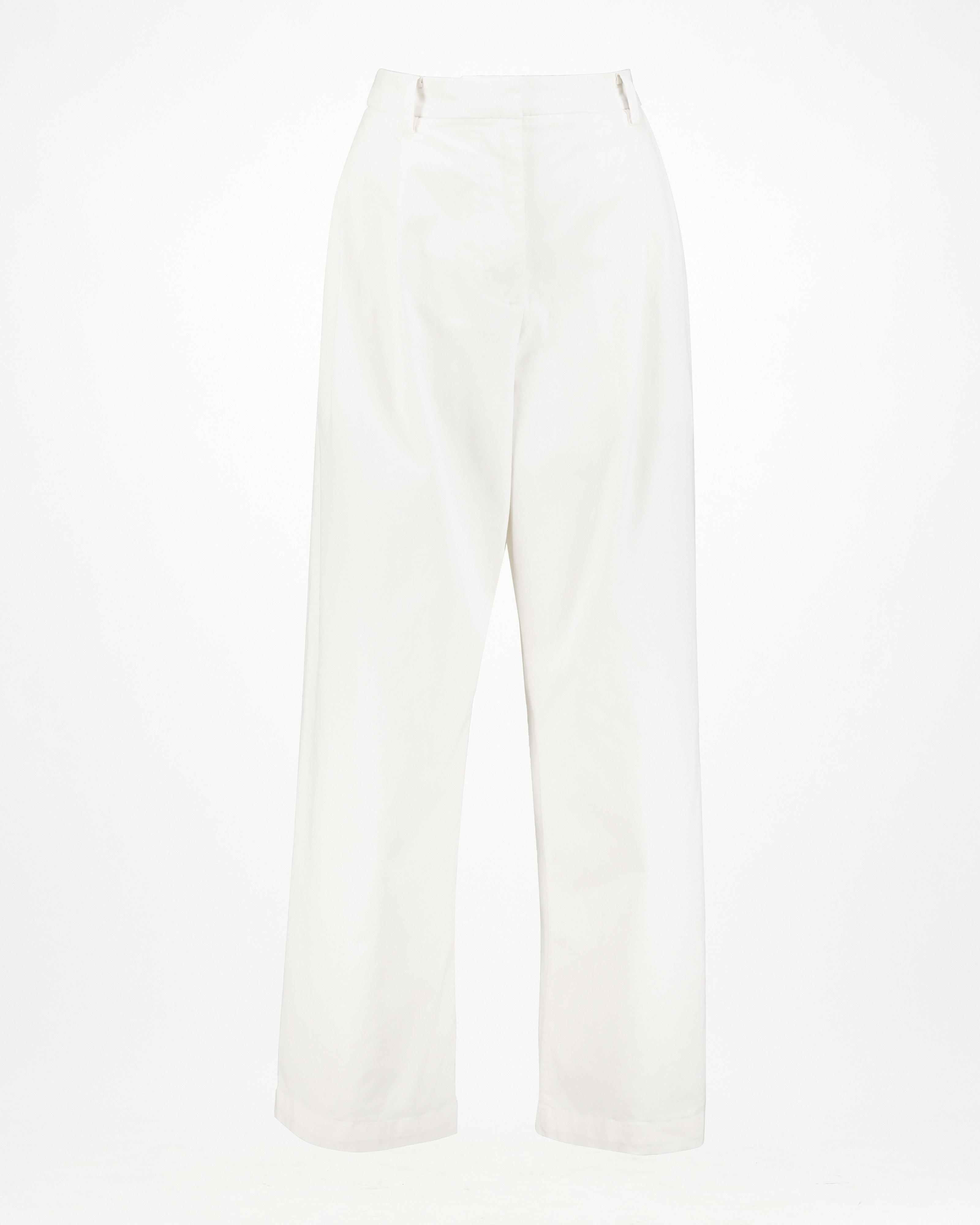 Cole Relaxed Chino -  White