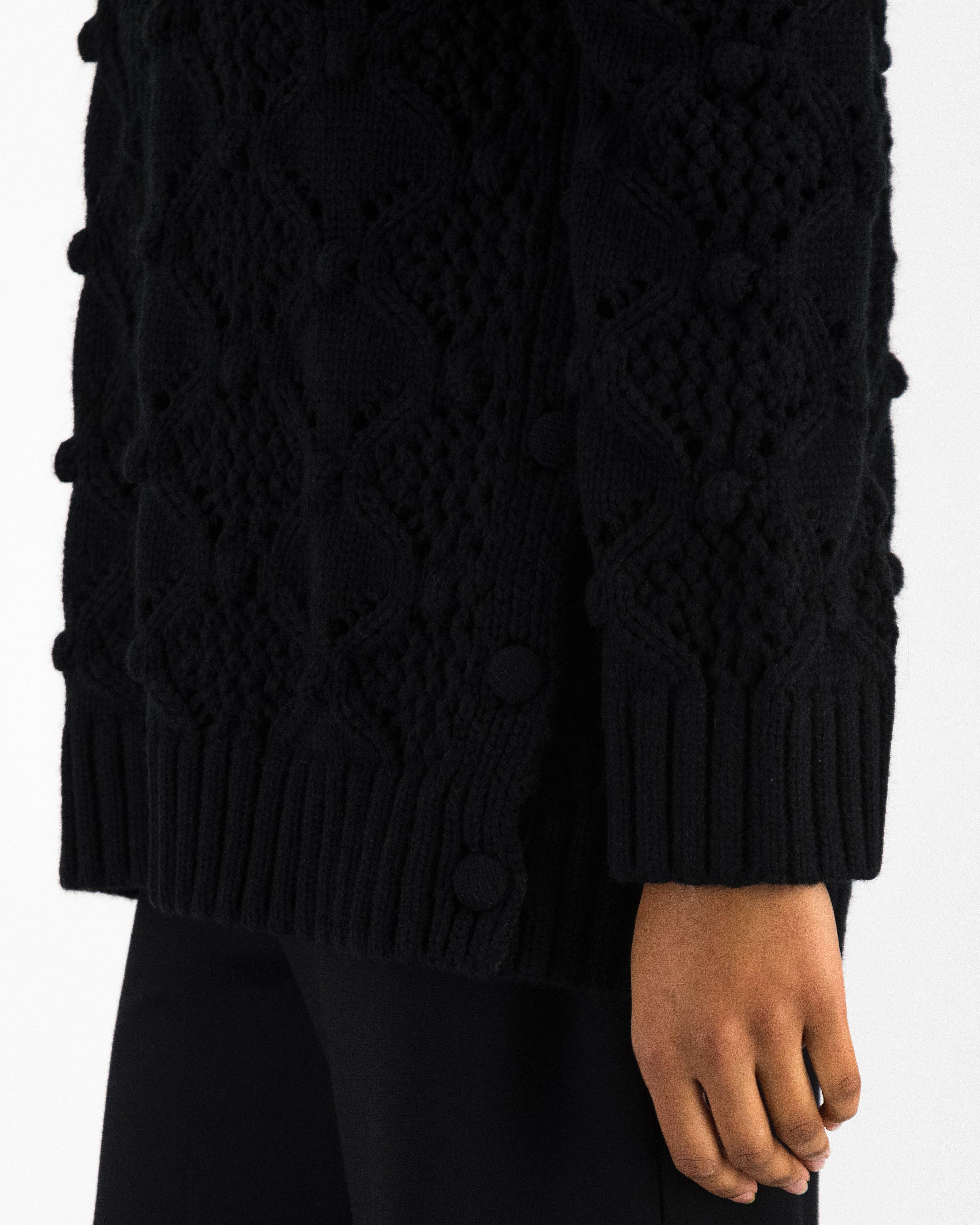 Nicole Bobble Knit -  Black