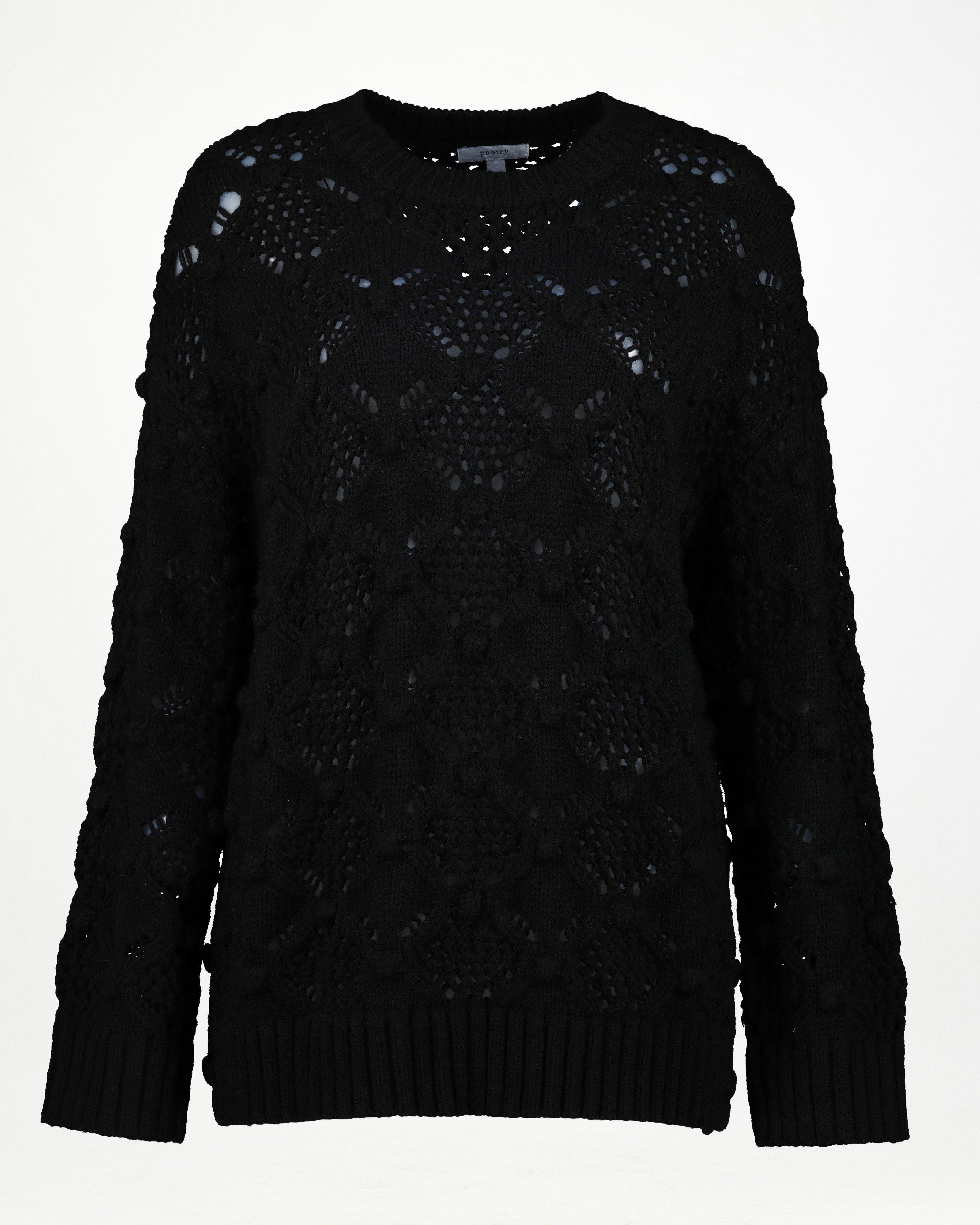 Nicole Bobble Knit -  Black