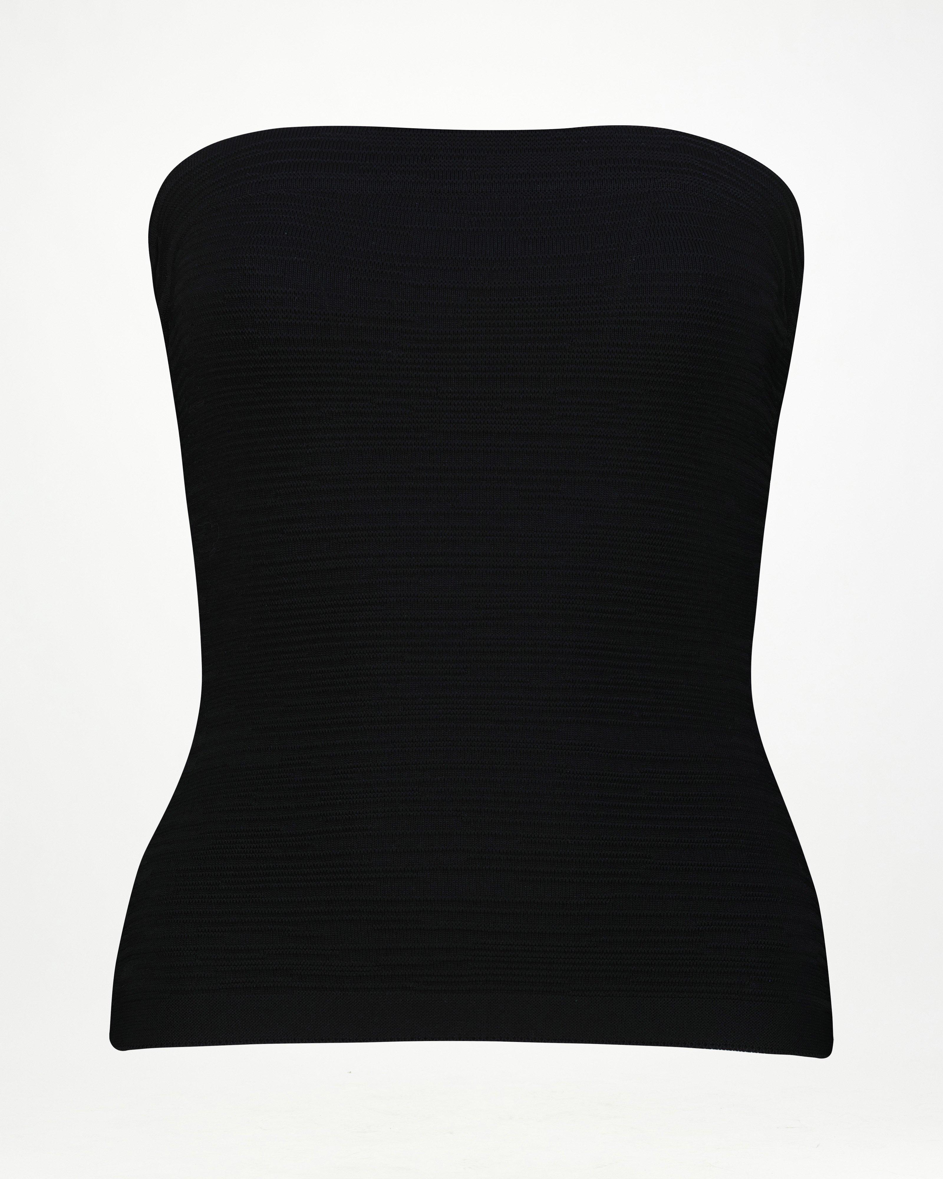 Paulo Knit Bodice -  Black