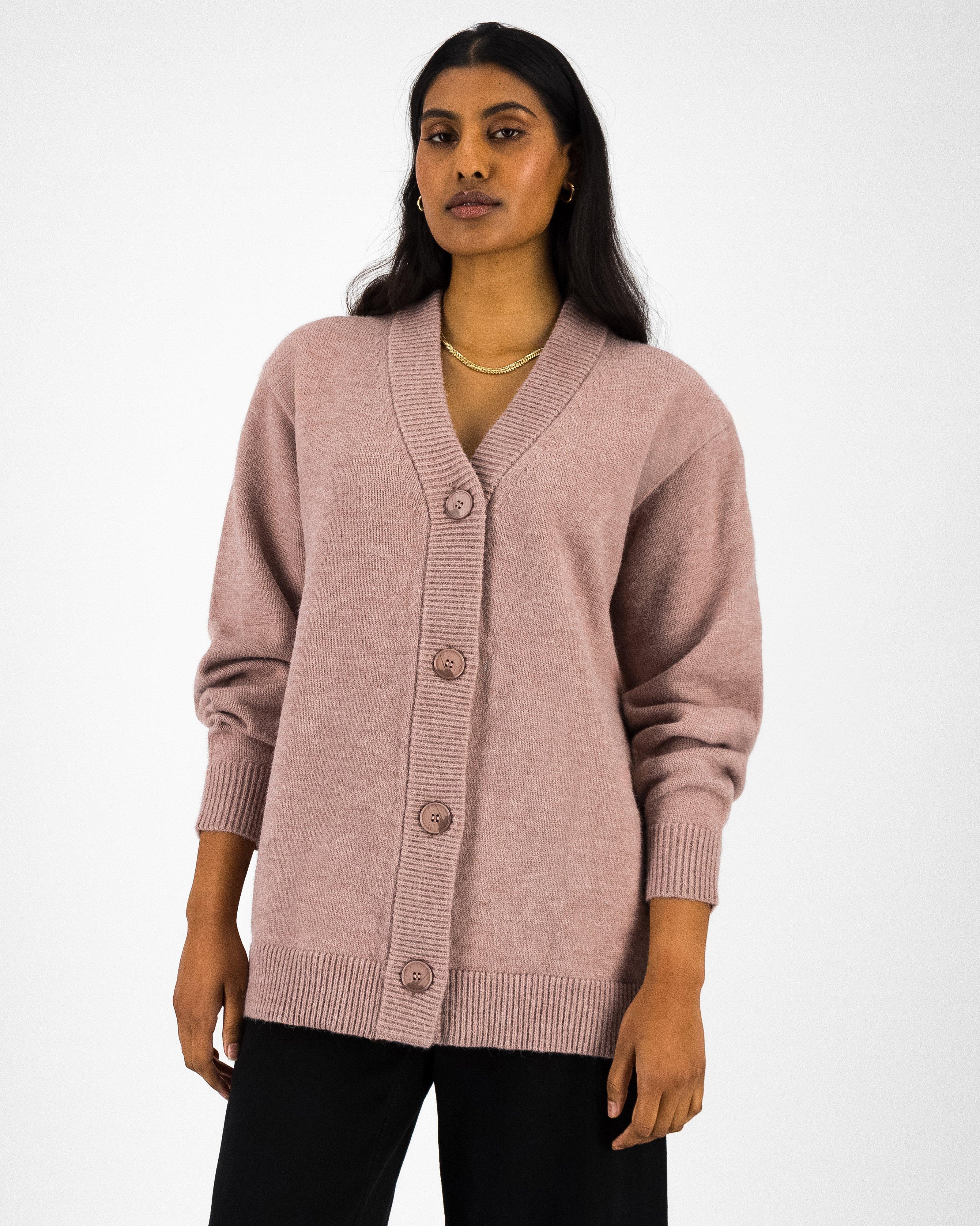 Rhett Longer Length Cardigan -  Taupe