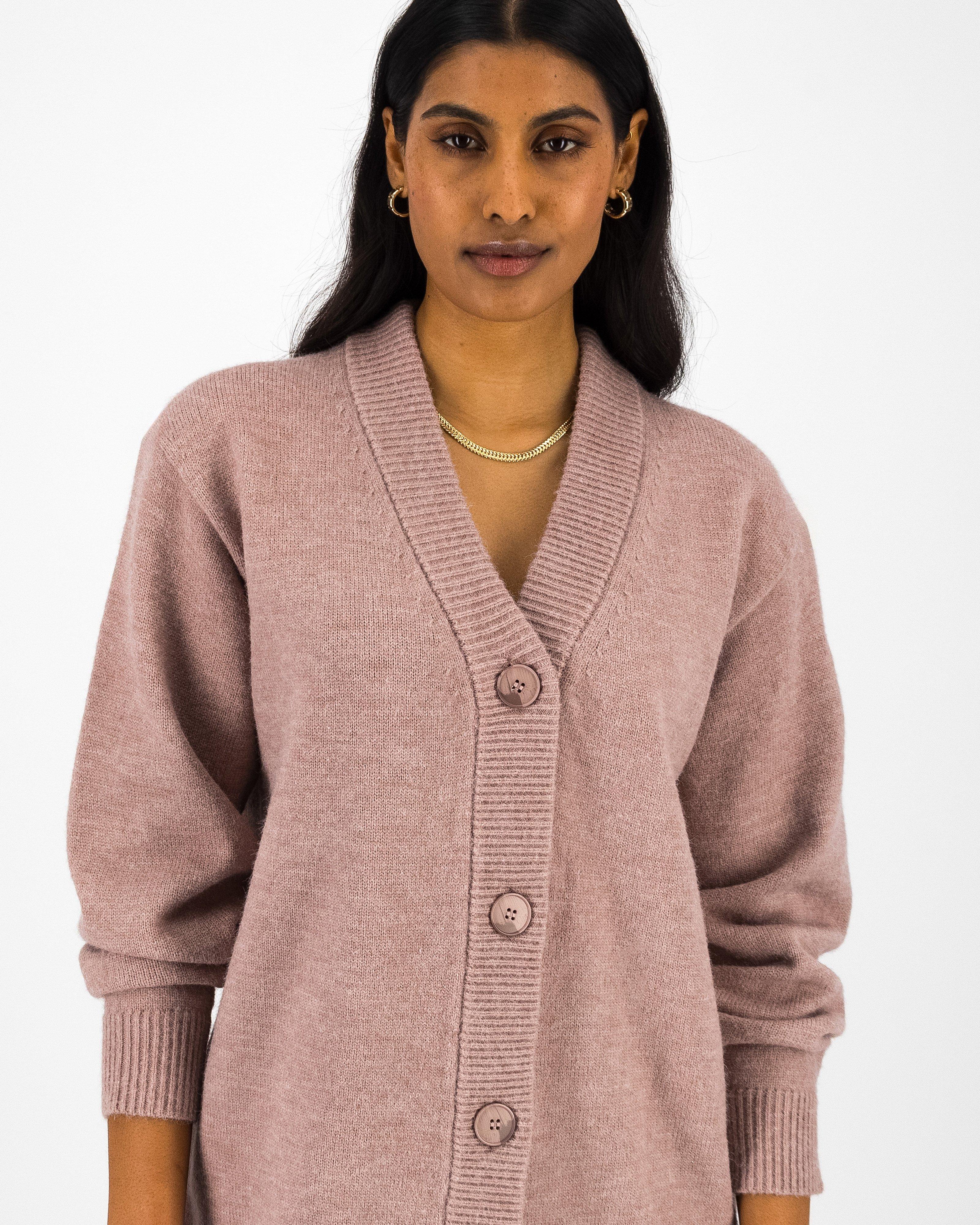 Rhett Longer Length Cardigan -  Taupe