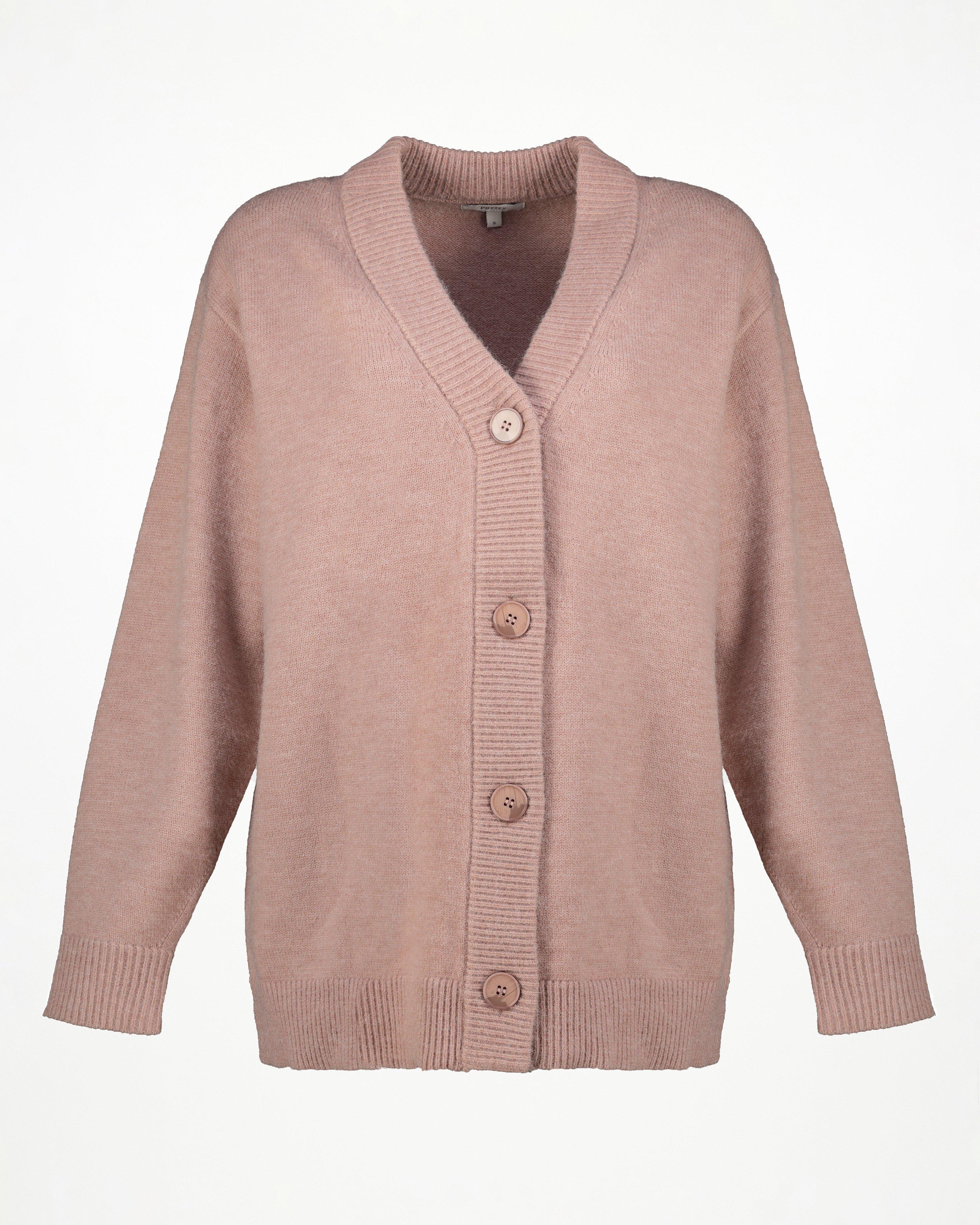 Rhett Longer Length Cardigan -  Taupe