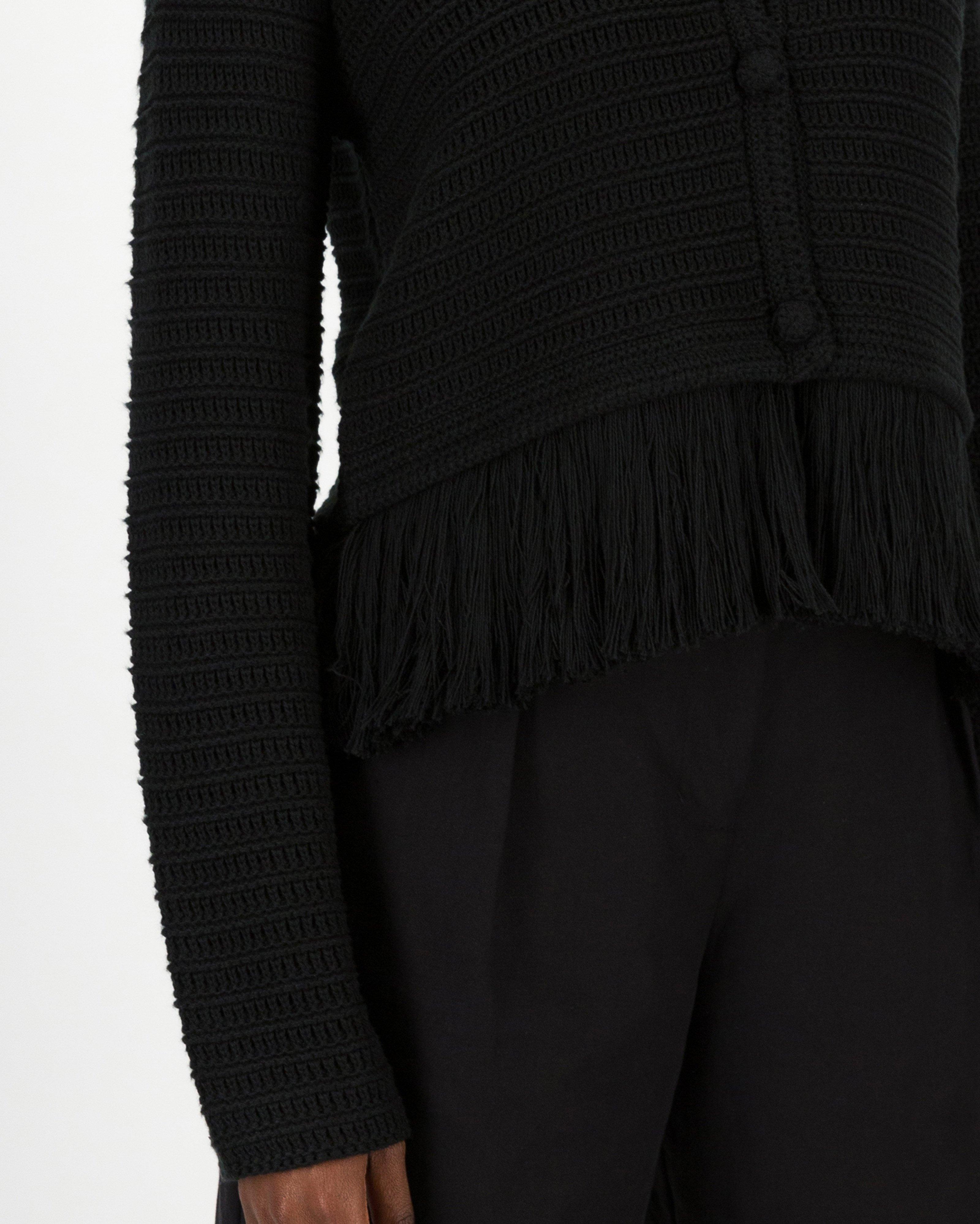 Carmella Knit Jacket -  Black