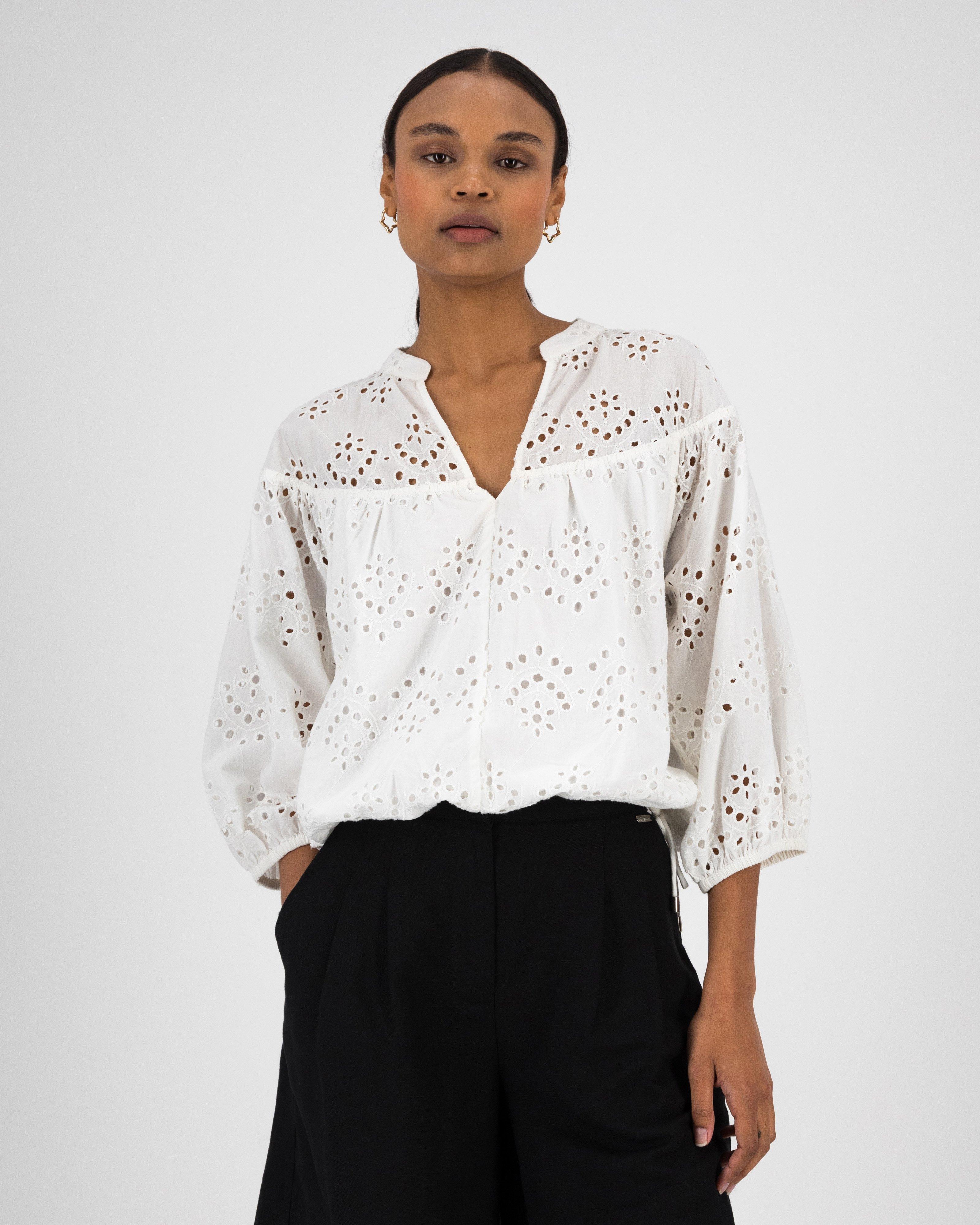 Mila Blouse - Navy main image 1