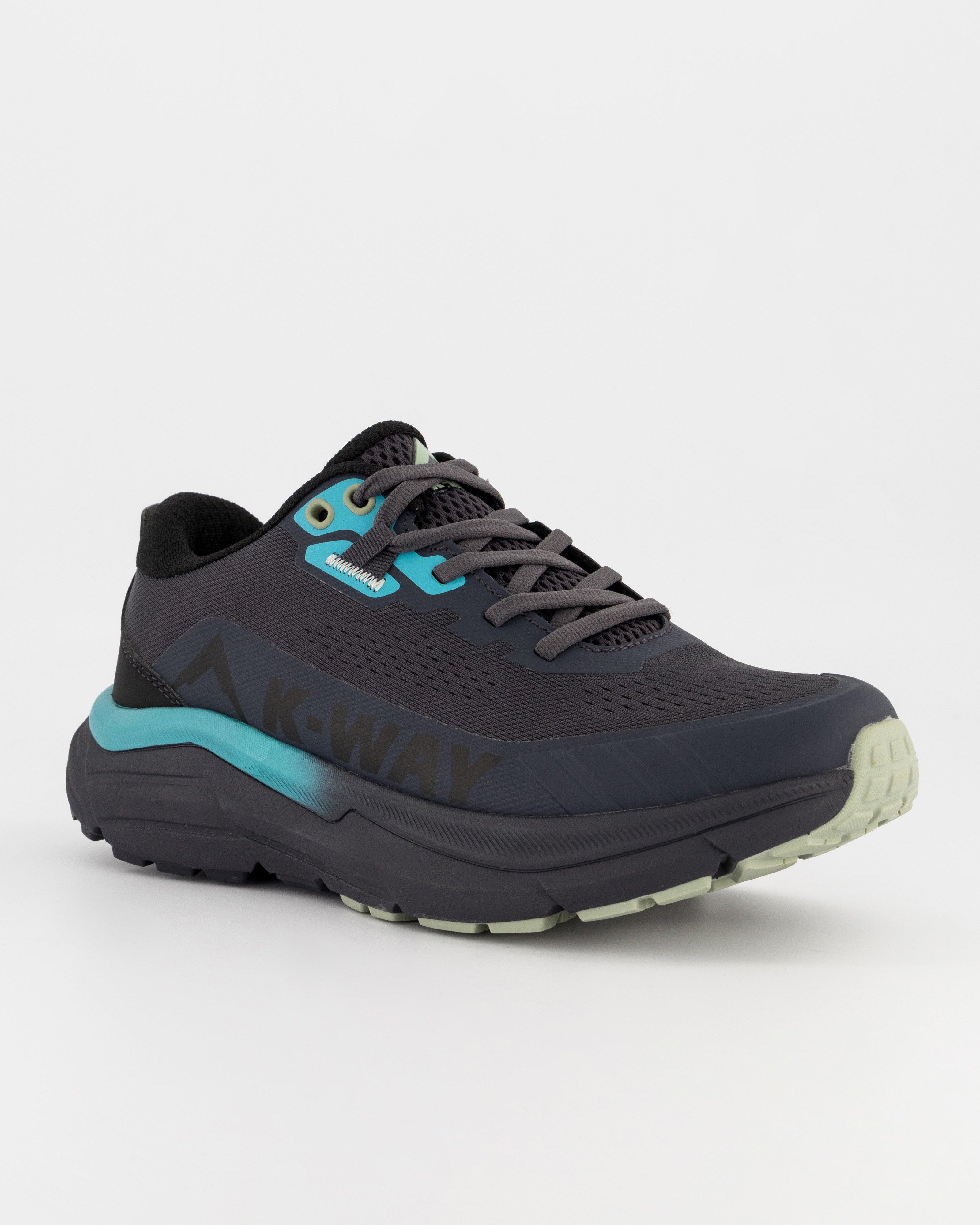 K-Way Men’s Apex Trail Running Shoes  -  Charcoal