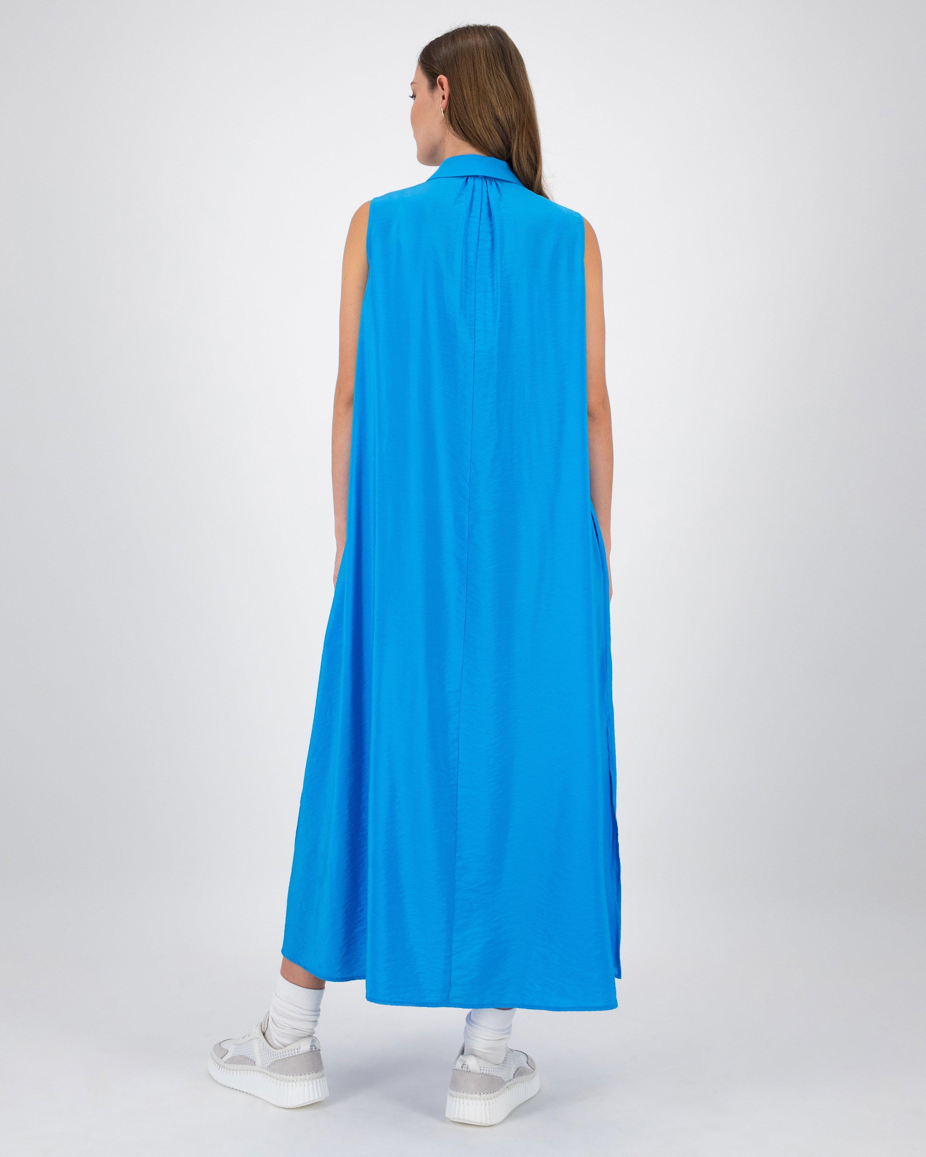 Guilia Sleeveless Dress -  Blue