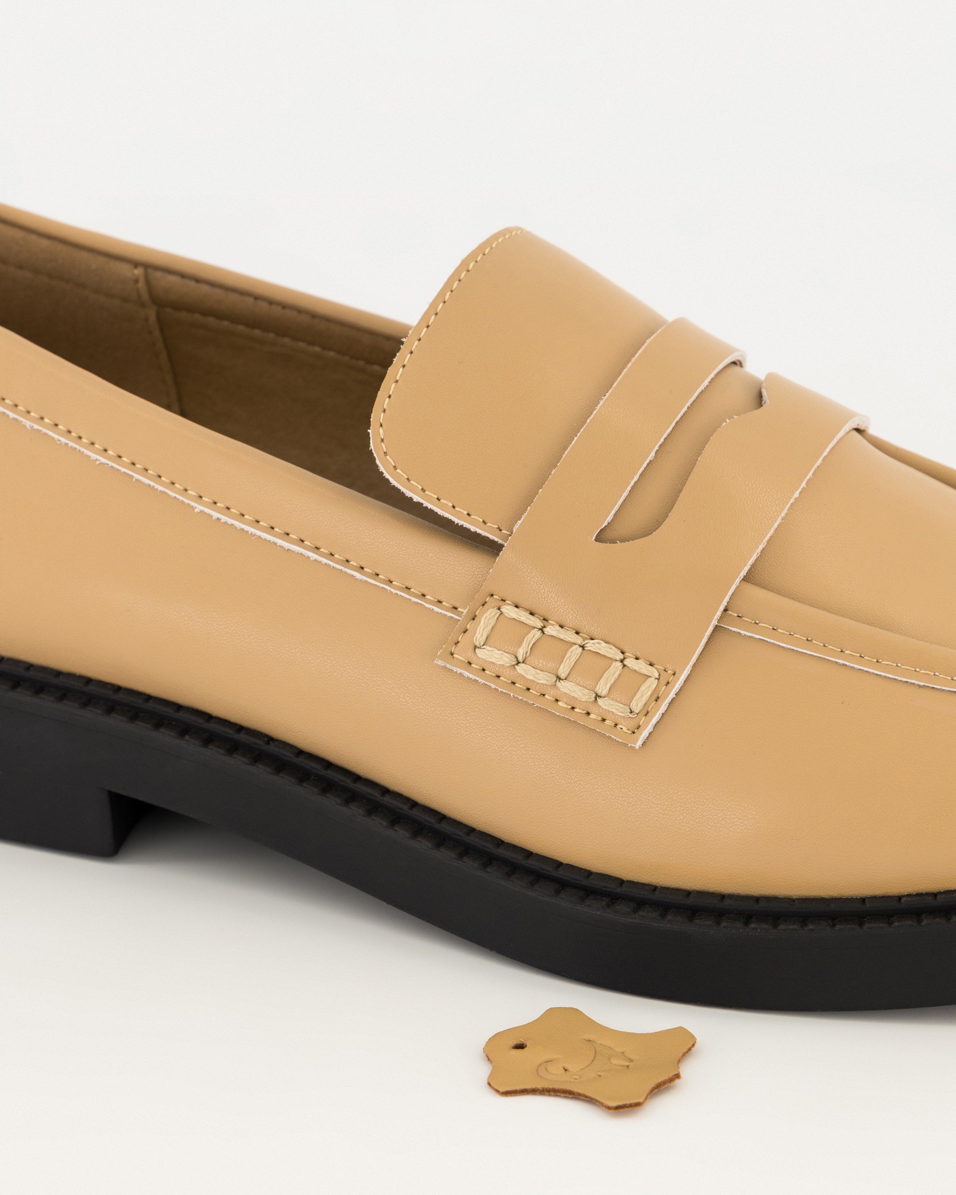 Women’s Alisson Leather Loafer  -  Tan