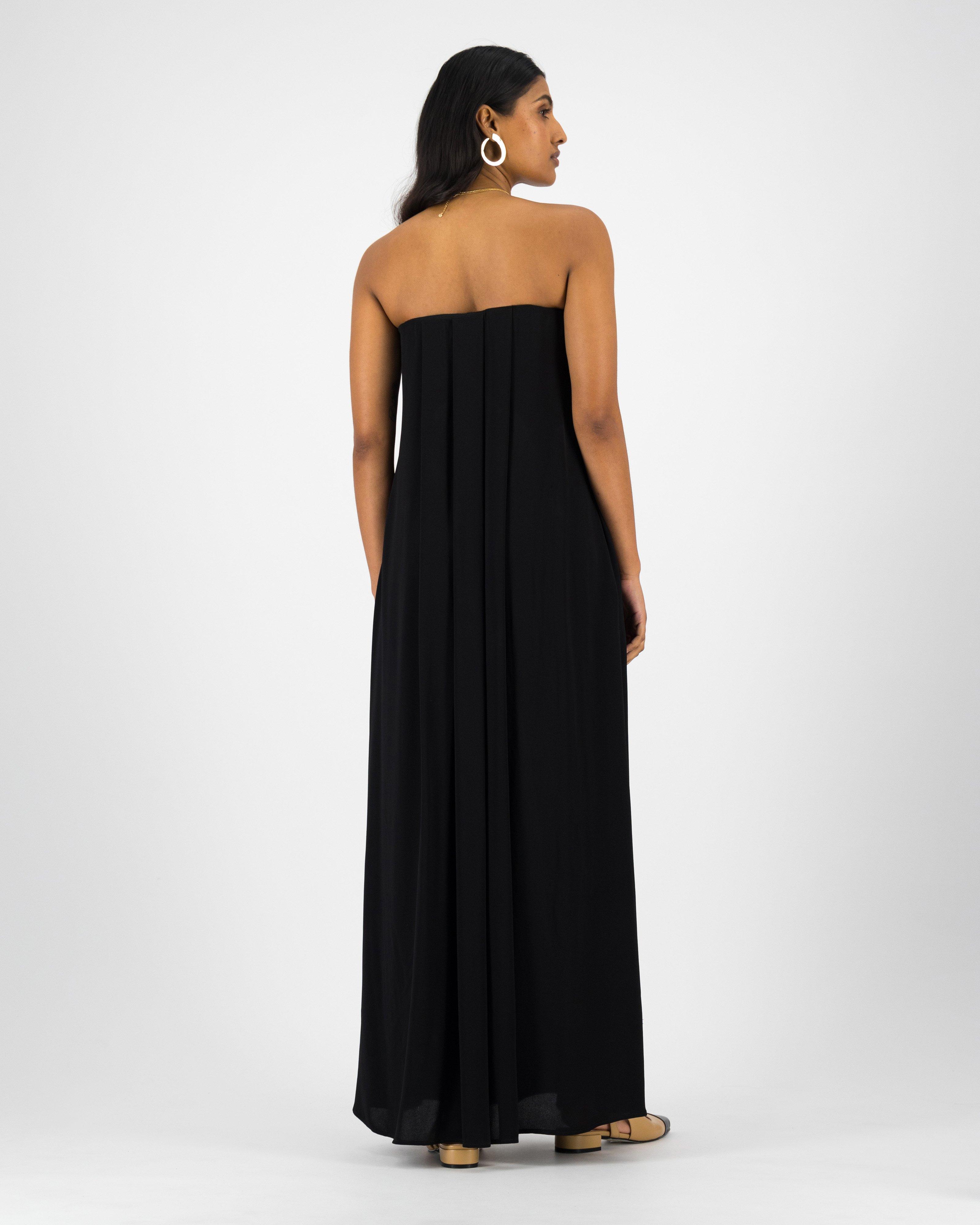 Drew Strapless Maxi Dress -  Black