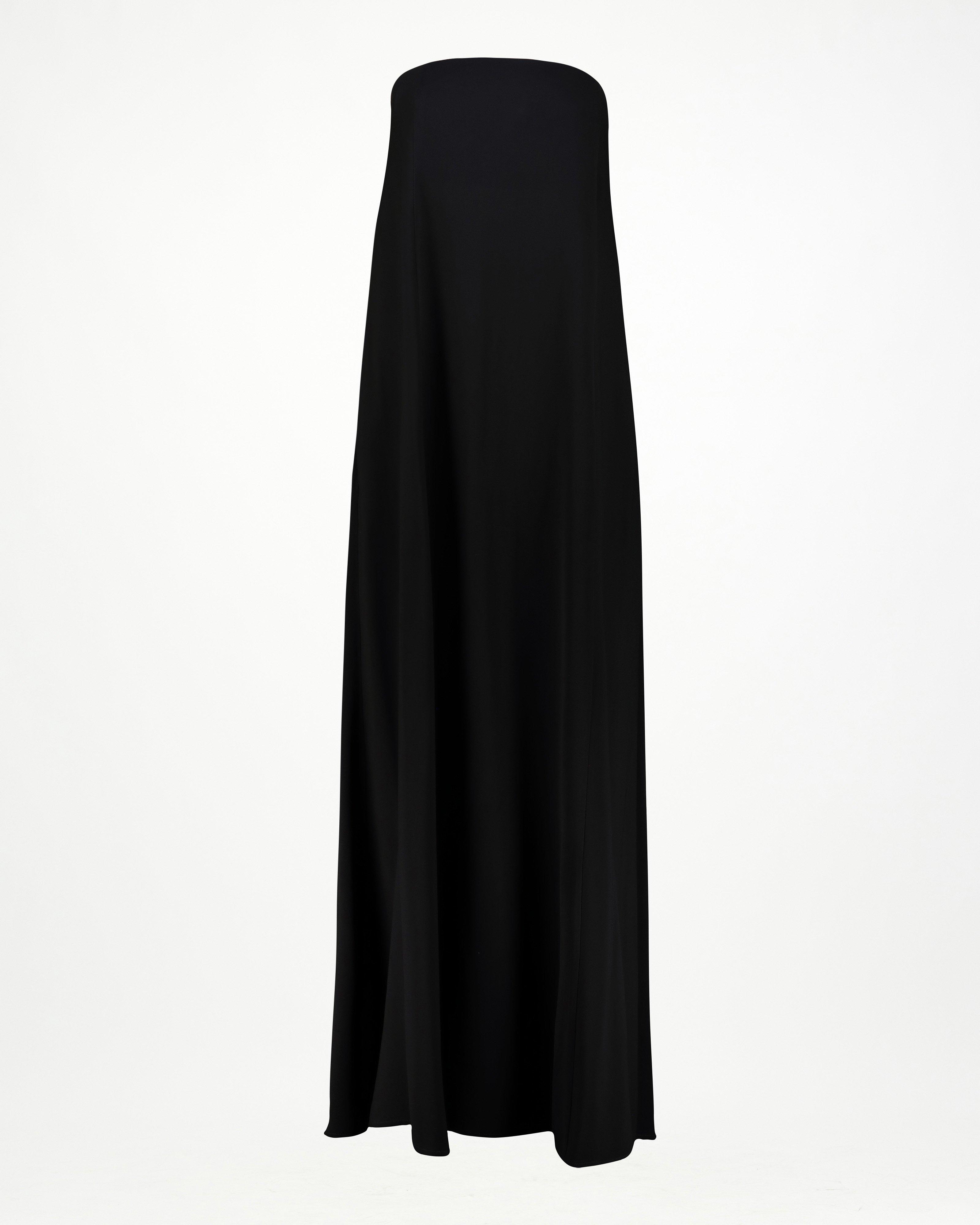 Drew Strapless Maxi Dress -  Black